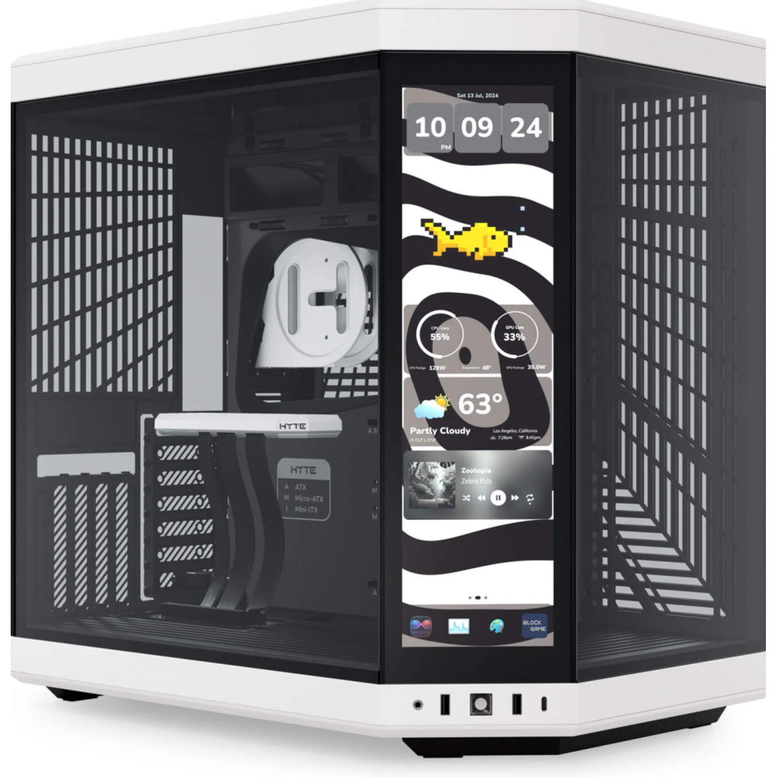 HYTE Y70 Midi Tower Touch Infinite Panda