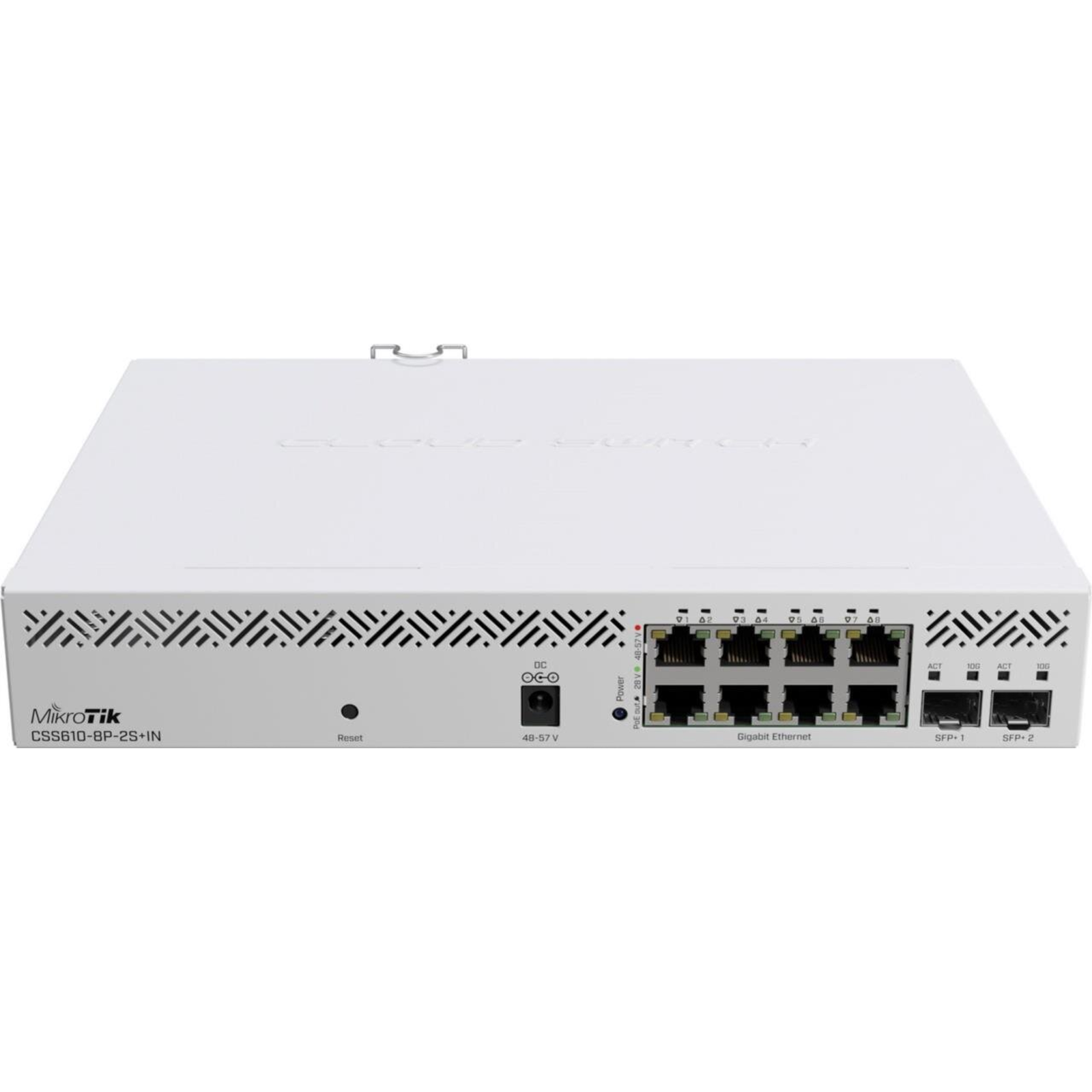 Mikredik CSS610-8P-2S+IN Managed Gigabit Ethernet 10-100-1000 PoE Rack-E