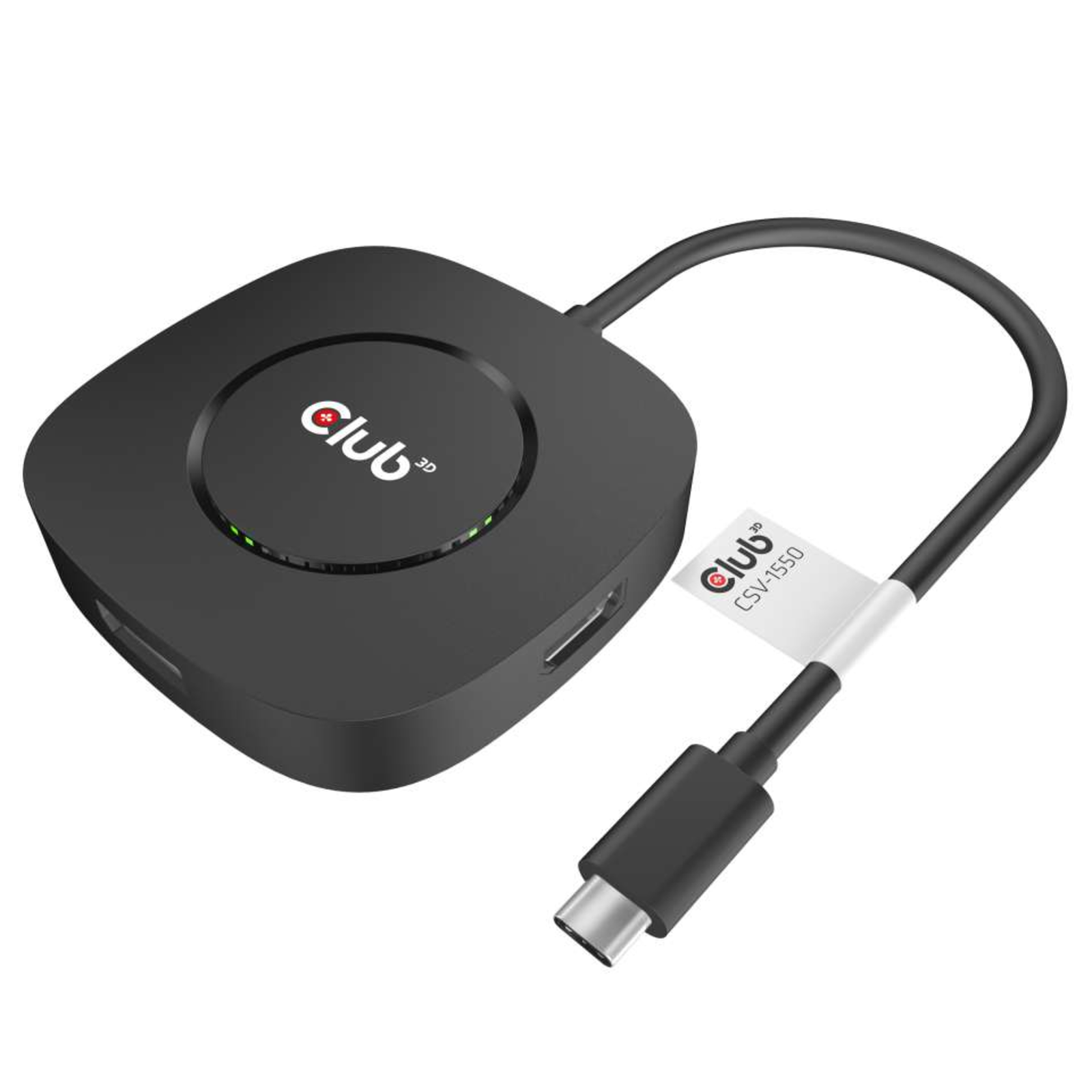 Club 3D MST Hub USB 3.2 Type C 3x DisplayPort 1.4 St Bu