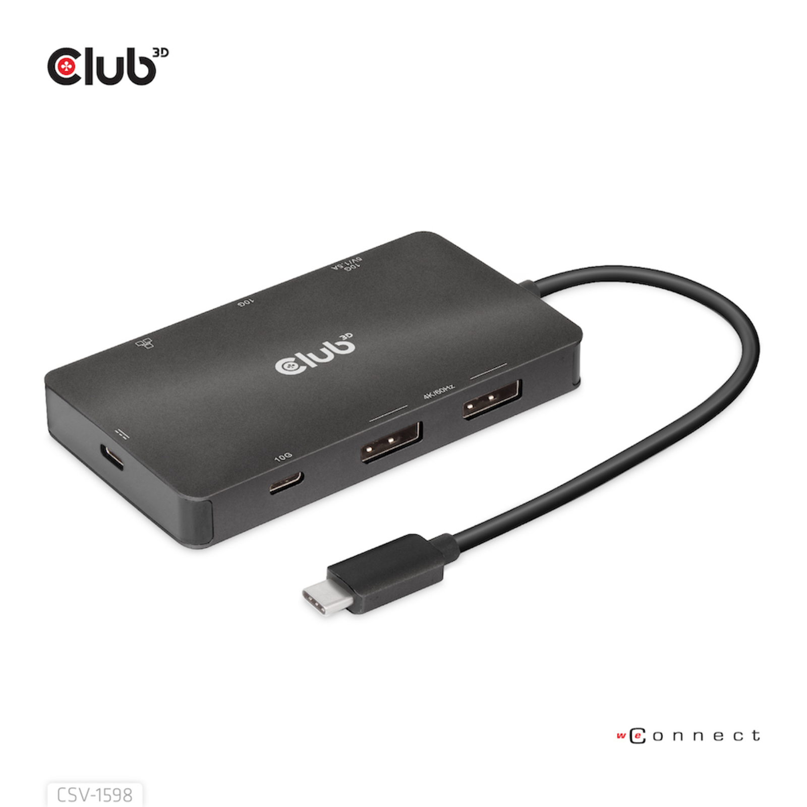 Club 3D USB-7-in1-HUB USB-C 2xDP 2xUSB 2xUSB-C RJ45 100W