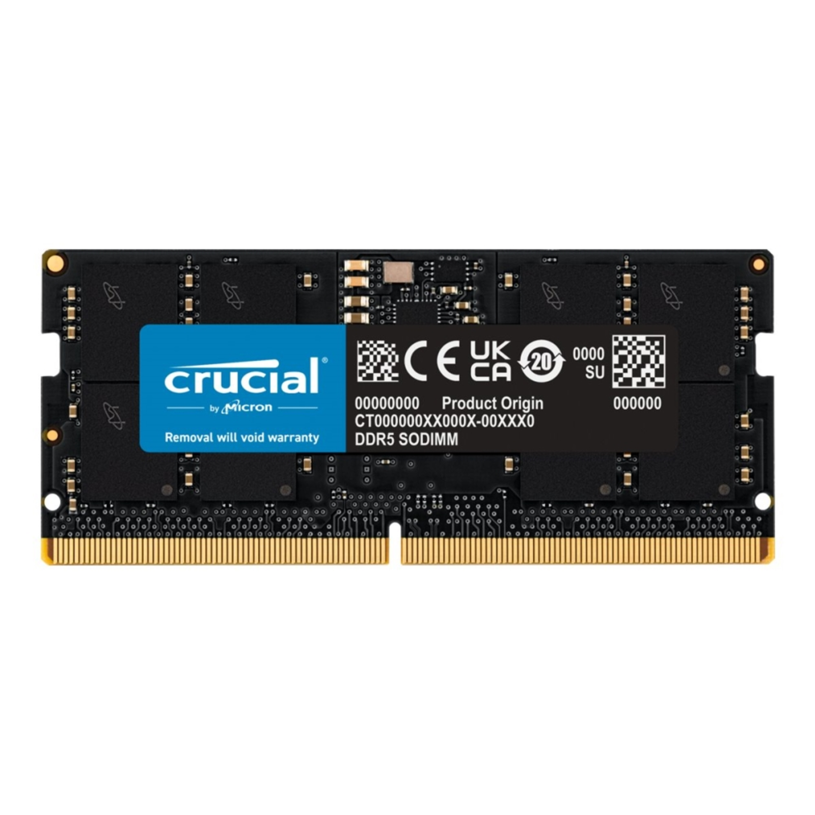 Crucial DDR5 16GB 5600MHz CL46 Non-ECC SO-DIMM 262-PIN