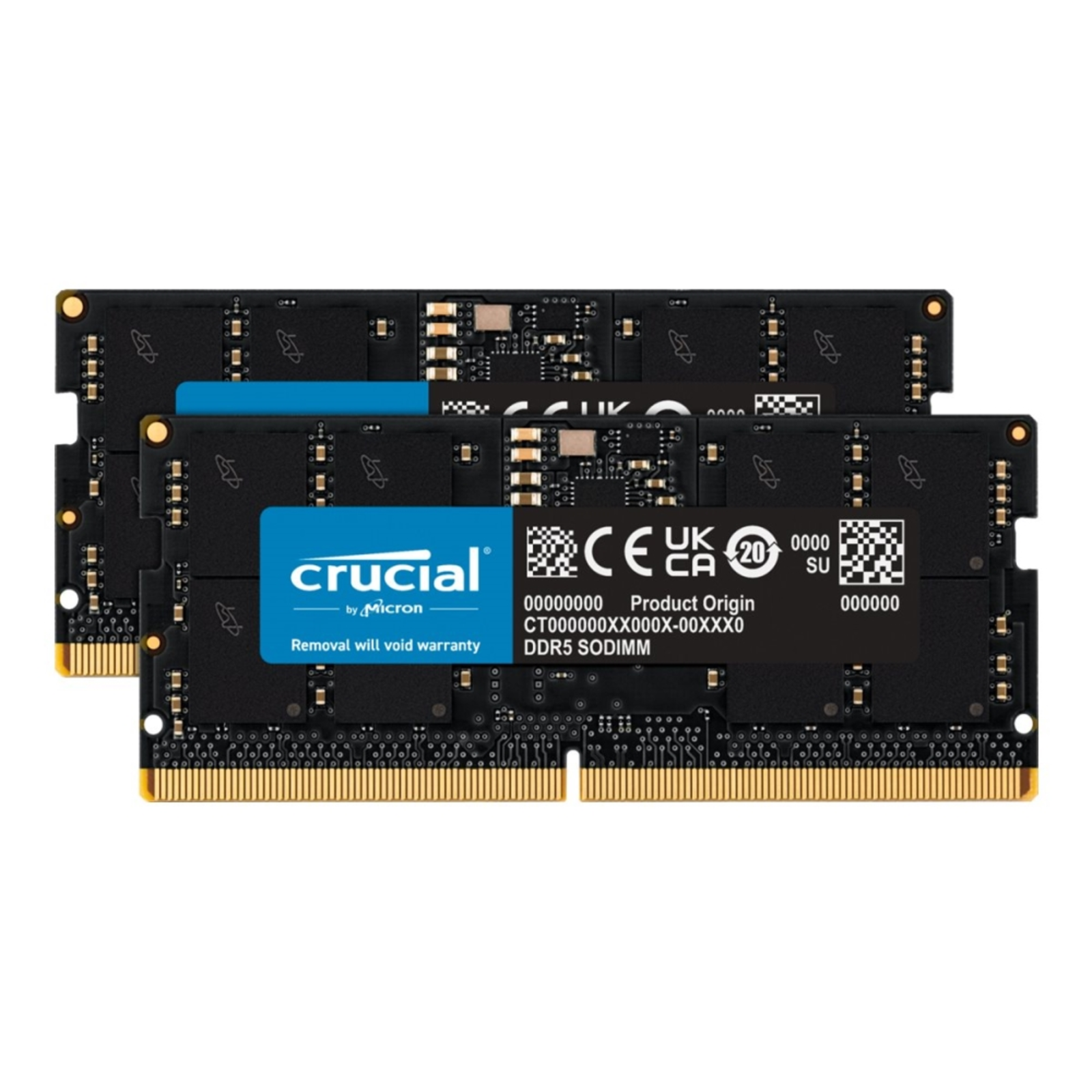 Crucial DDR5 32GB Kit 5600MHz CL46 Non-ECC SO-DIMM 262-PIN