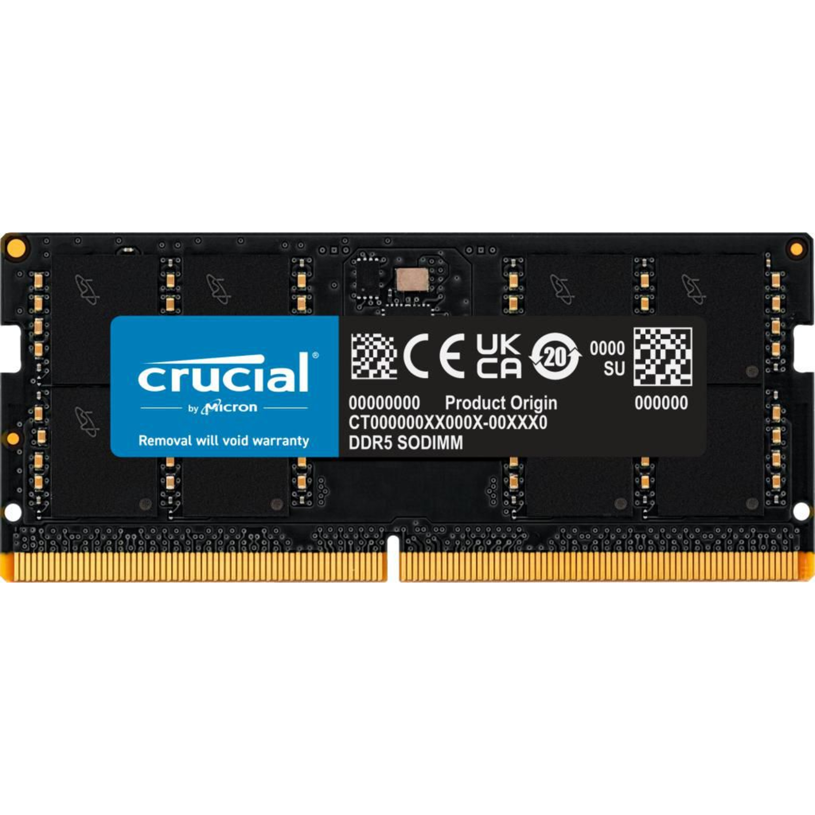 Crucial DDR5 32GB 4800MHz CL40 Non-ECC SO-DIMM 262-PIN