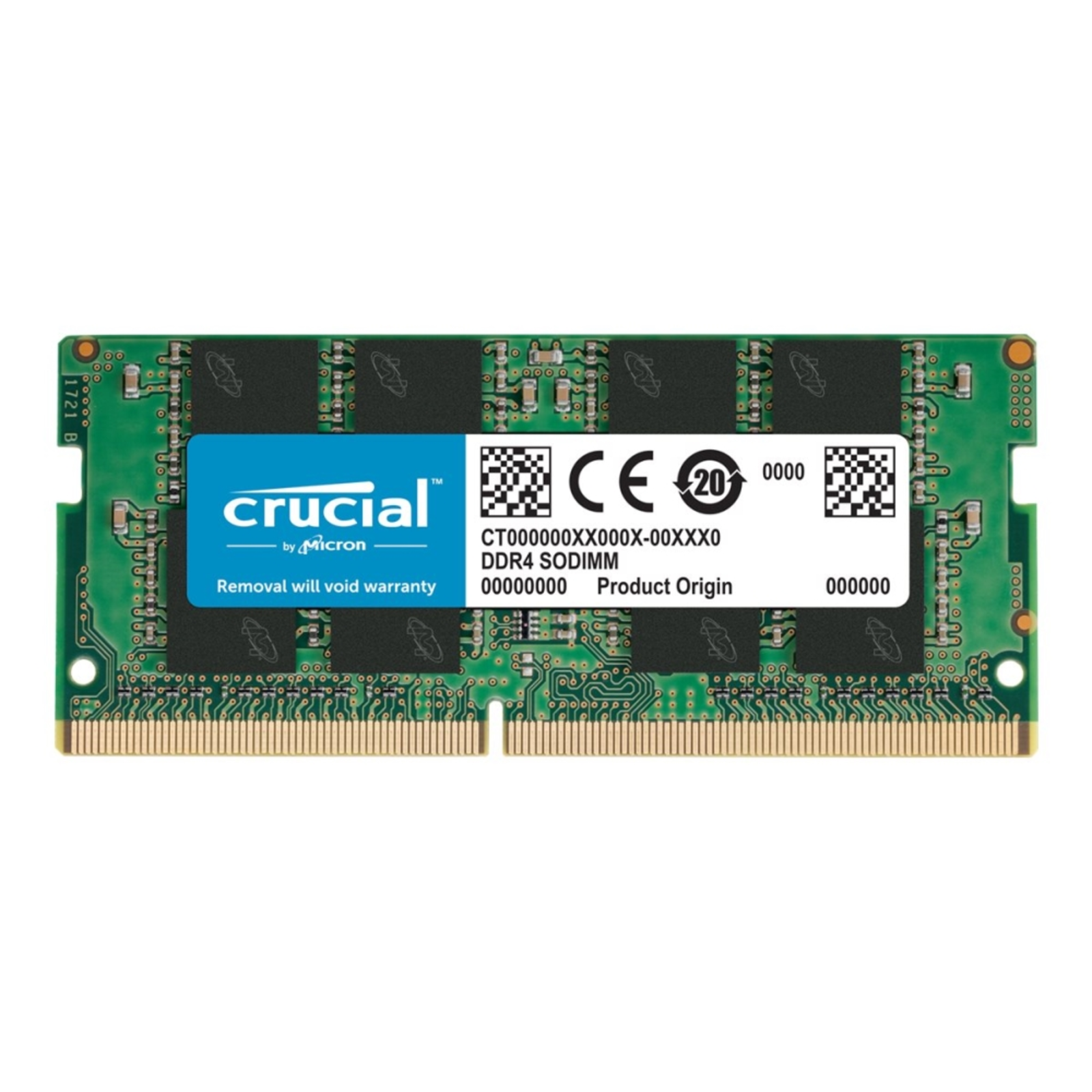 Crucial DDR4 8GB 3200MHz CL22 Non-ECC SO-DIMM 260-PIN