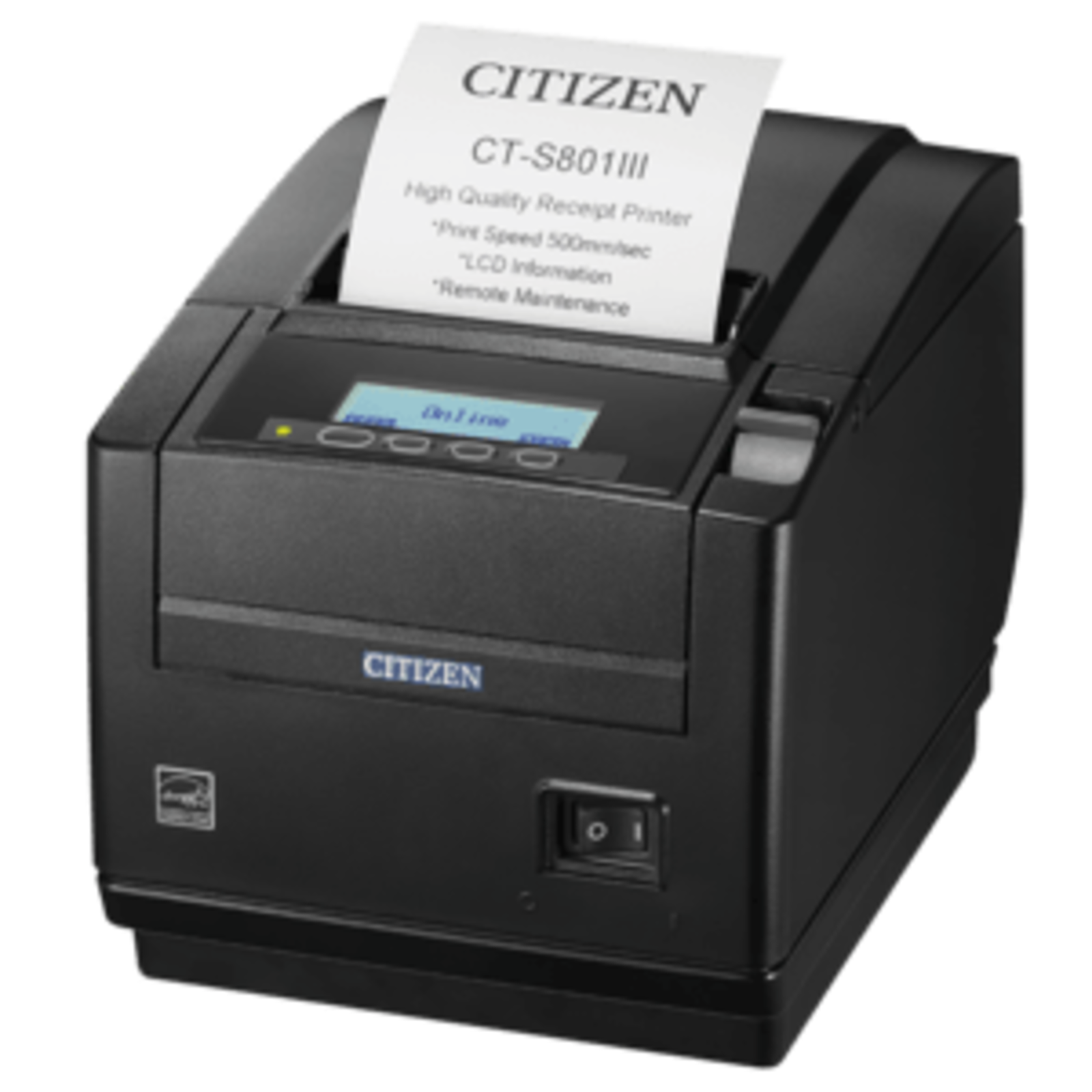 Citizen CT-S801III 8 Dots/mm (203 Dpi) Cutter USB Black