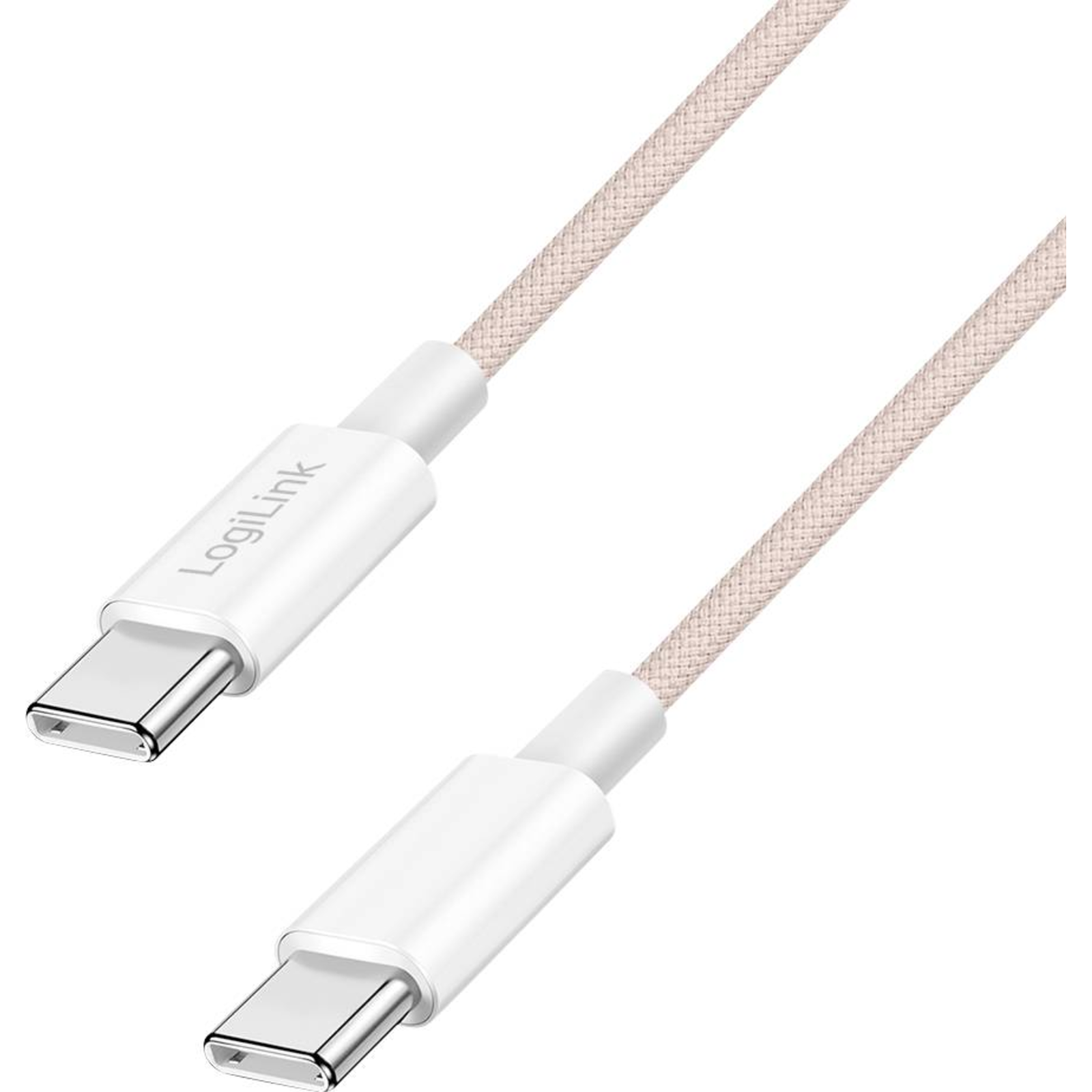LogiLink USB-C Cable USB 2.0 USB-C Plug 0.5 M Pink CU0343