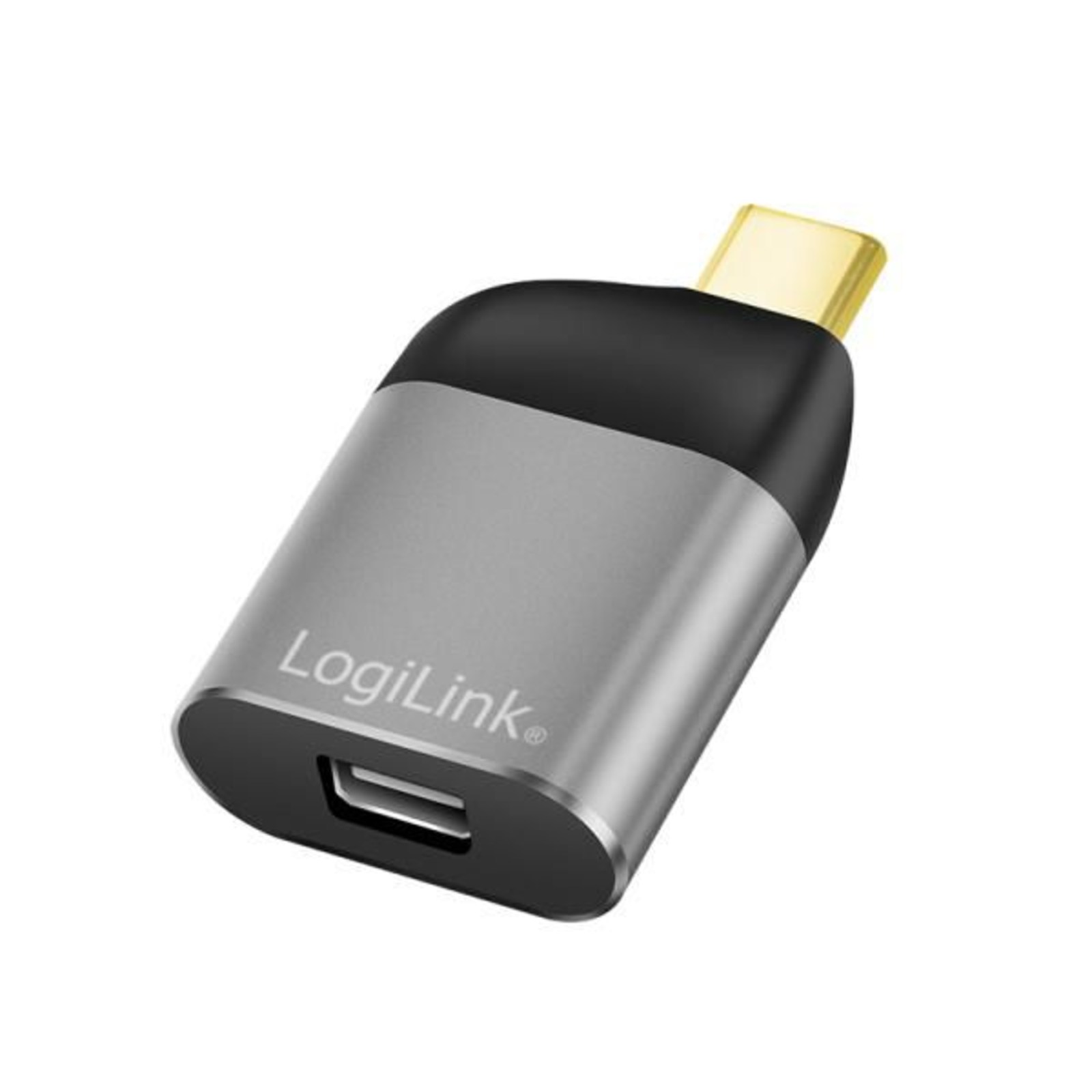LogiLink CUA0205 USB Type-C Mini DisplayPort Black Gray