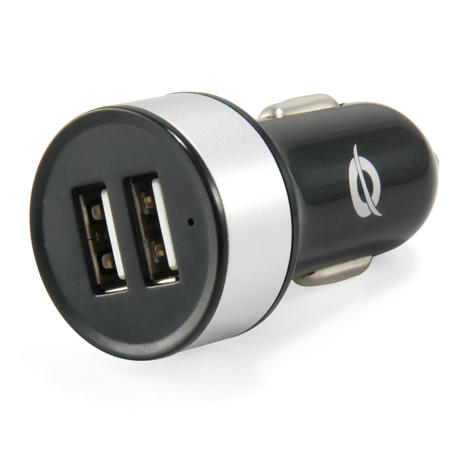 Conceptronic CUSBCAR2A USB Car Tablet Charger 2A Car Power Supply 2000 MA 2 Output Ports (USB)