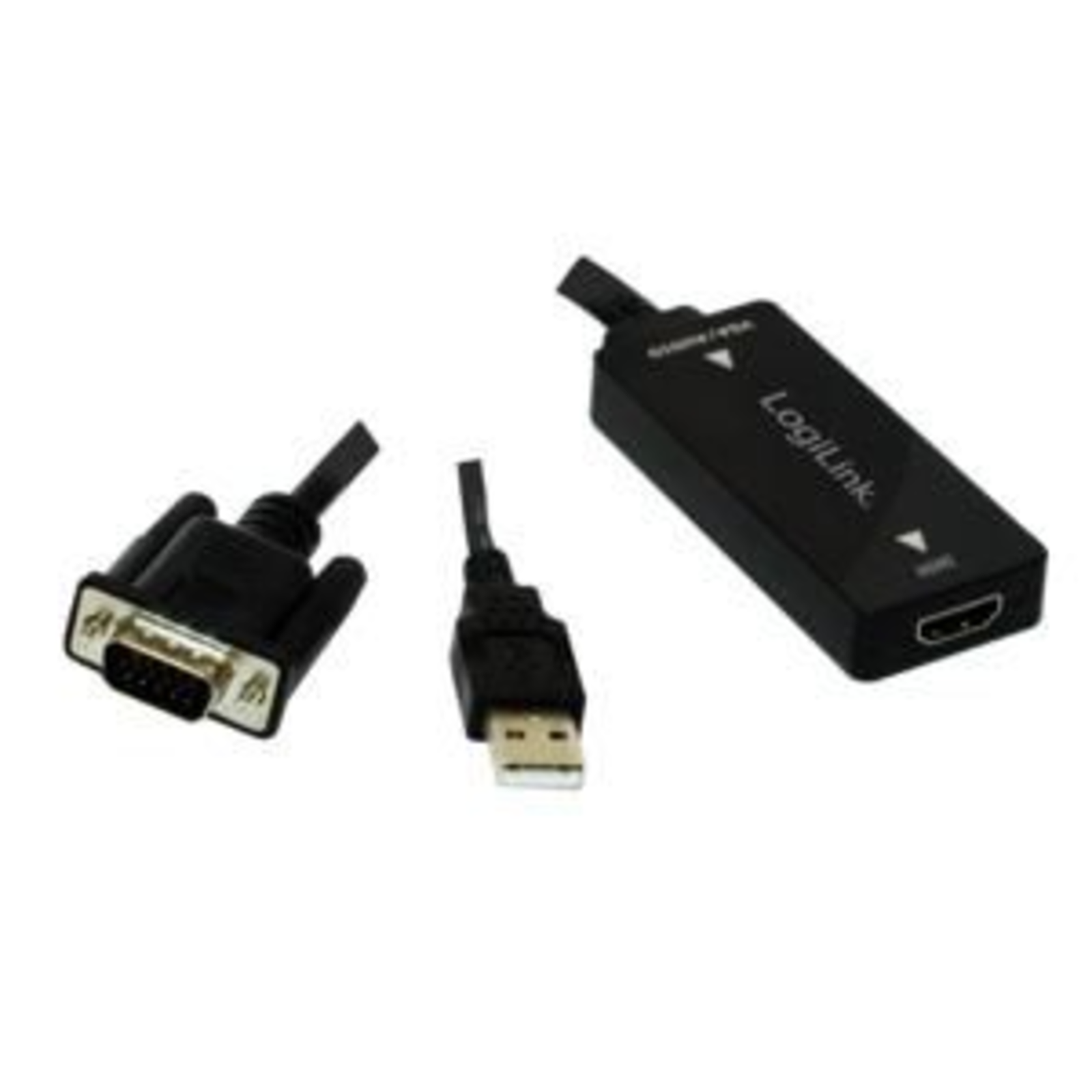 LogiLink VGA Audio to HDMI Converter Video Converter