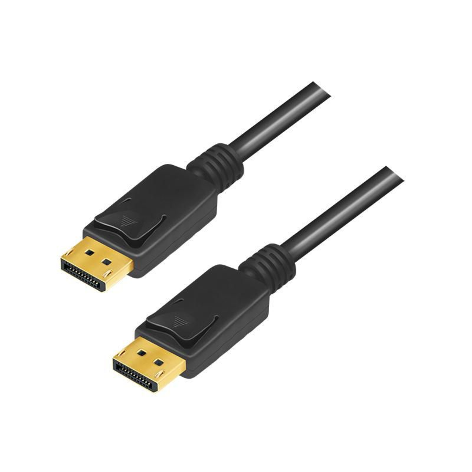 LogiLink DisplayPort 1.4 Connection Cable 5.0 M Black Plug Pluglocking Mechanism 1 Piece