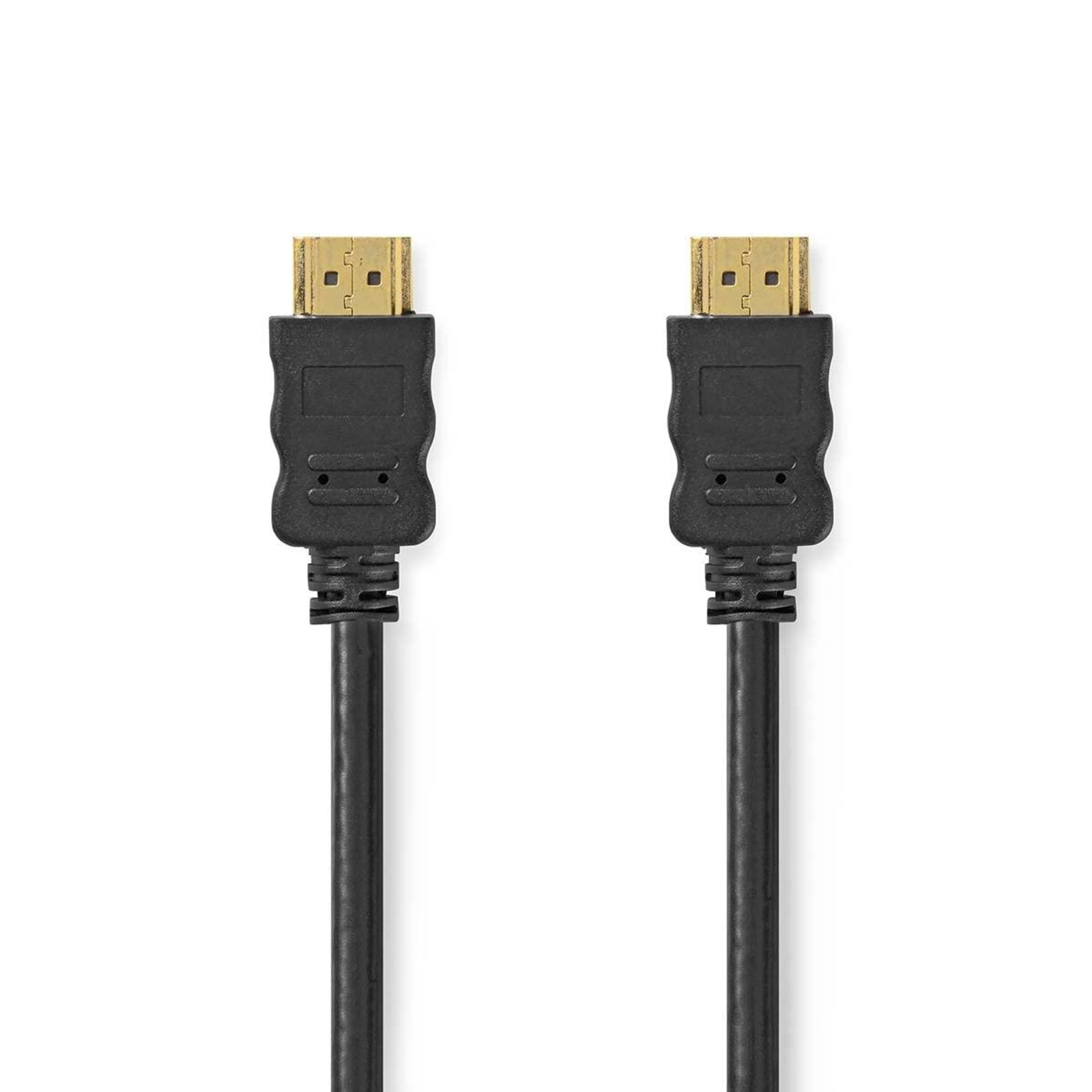 Nedis High Speed HDMI CableEthernet Plug 4K30Hz ARC 10.2GBps 5.00 M Round PVC Black Box