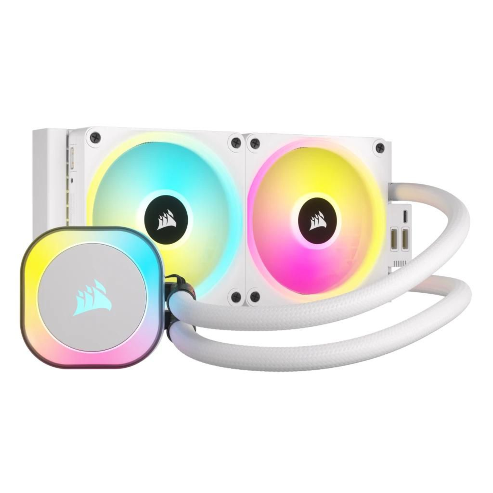Corsair WAK Cooling ICUE LINK H100i WHITE RGB AIO 240mm