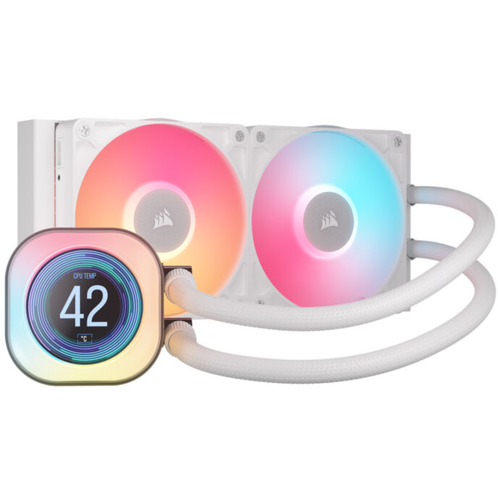 CORSAIR WAK ICUE LINK TITAN 240 RX LCD White AIO 240mm