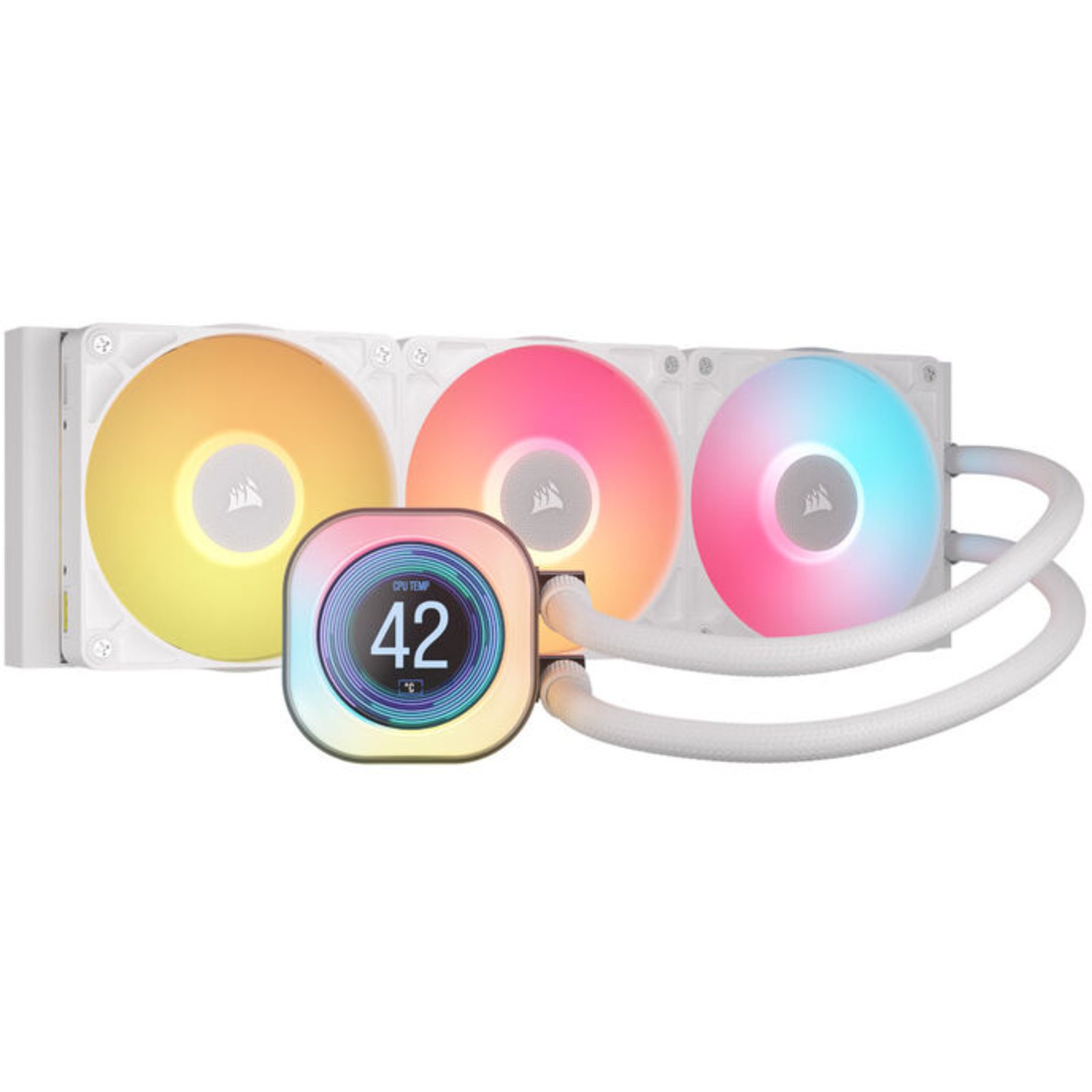 CORSAIR WAK ICUE LINK TITAN 360 RX LCD White AIO 360mm