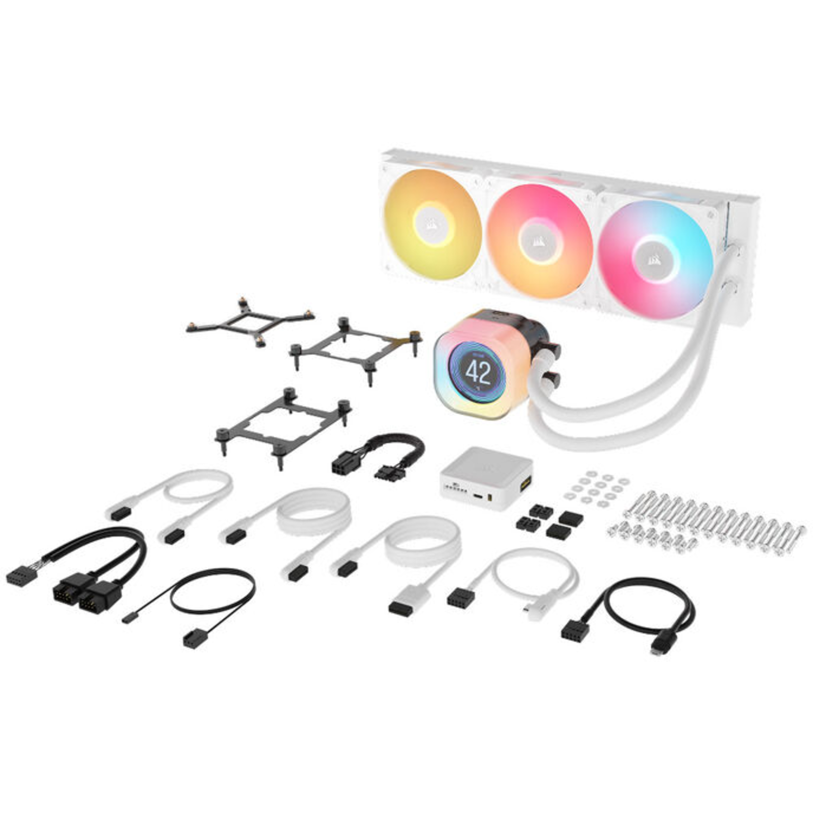 CORSAIR WAK ICUE LINK TITAN 360 RX LCD White AIO 360mm
