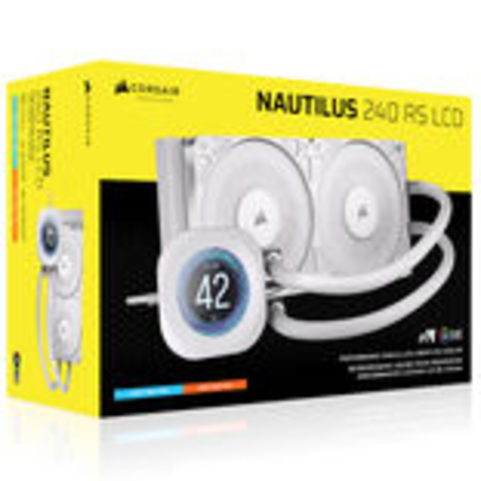 Corsair WAK Nautilus 240 LCD White 240mm Radiator