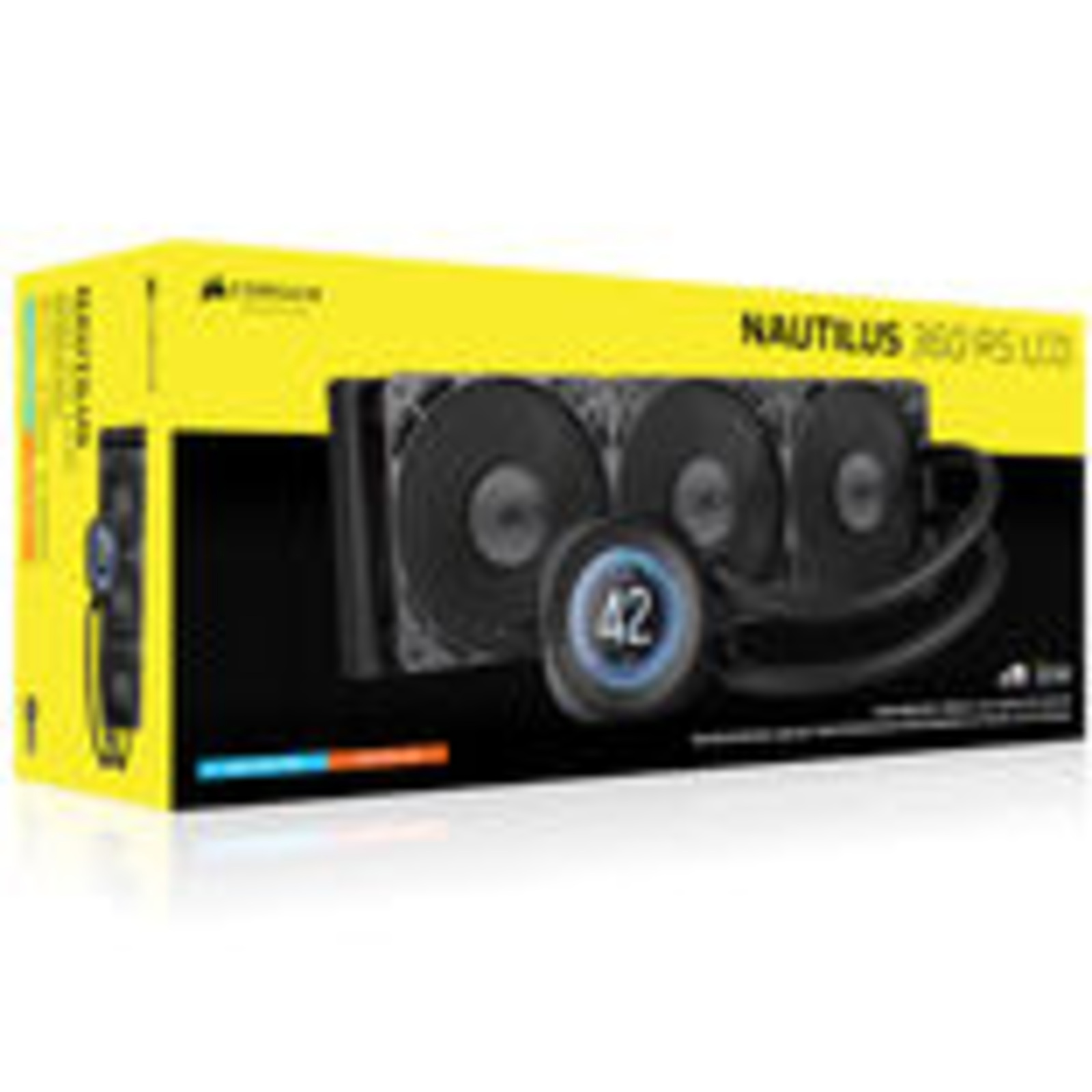CORSAIR NAUTILUS 360 RS LCD Black AiO Water Cooling