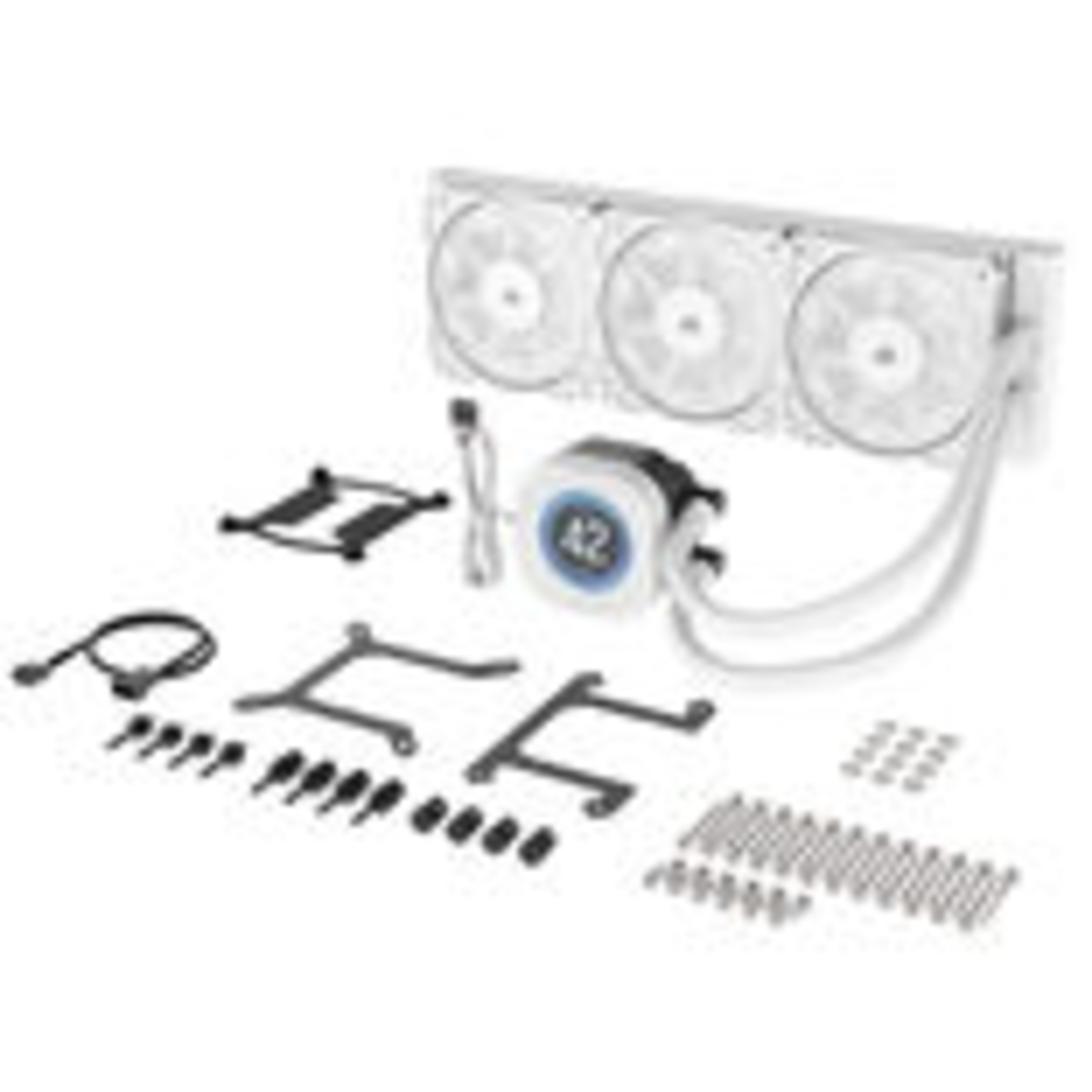 Corsair Nautilus 360 LCD Liquid CPU Cooler White