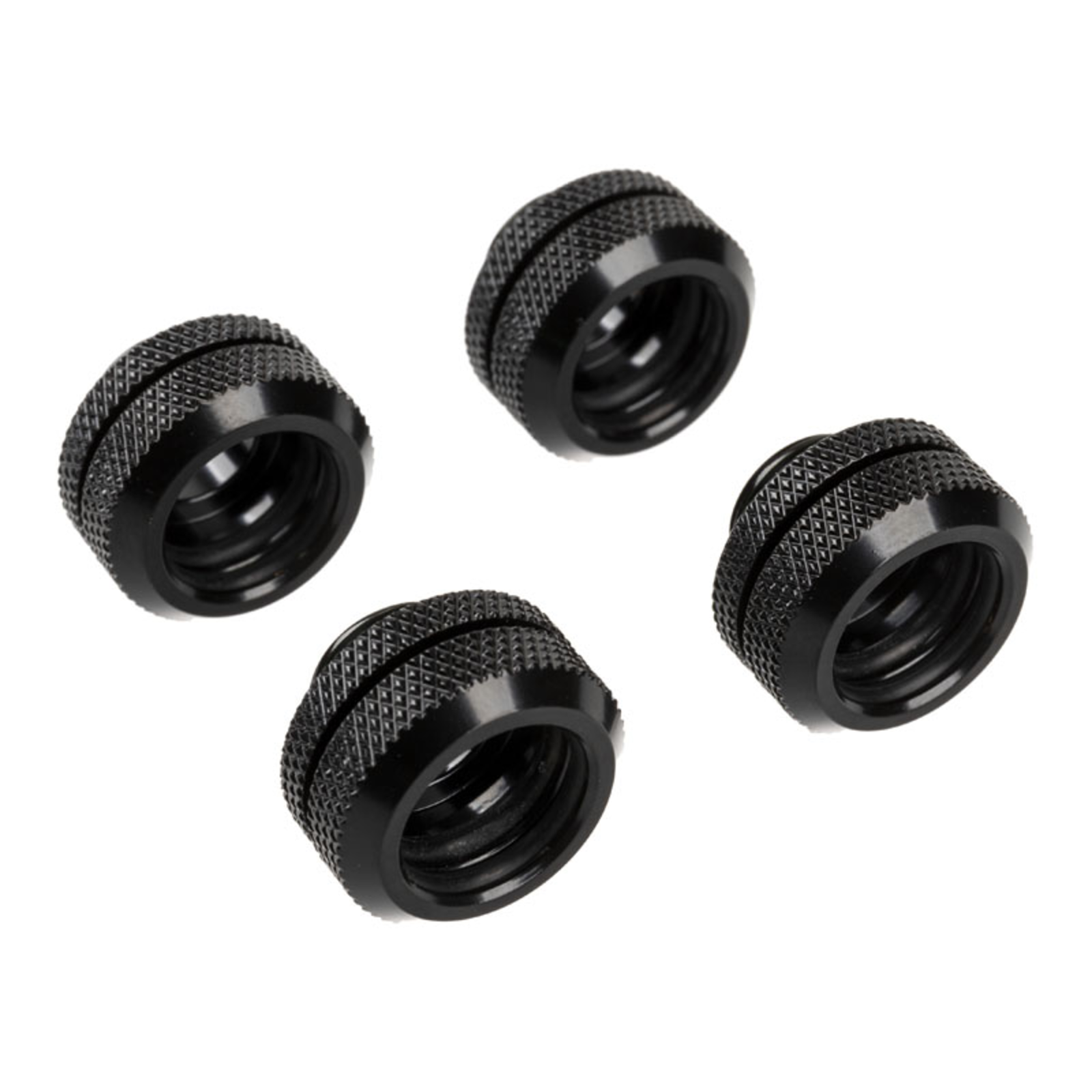 Corsair HydroxSeries XF Hardline Connection Straight G1/4inch Male to 14mm OD Hardtube 4-pack Black