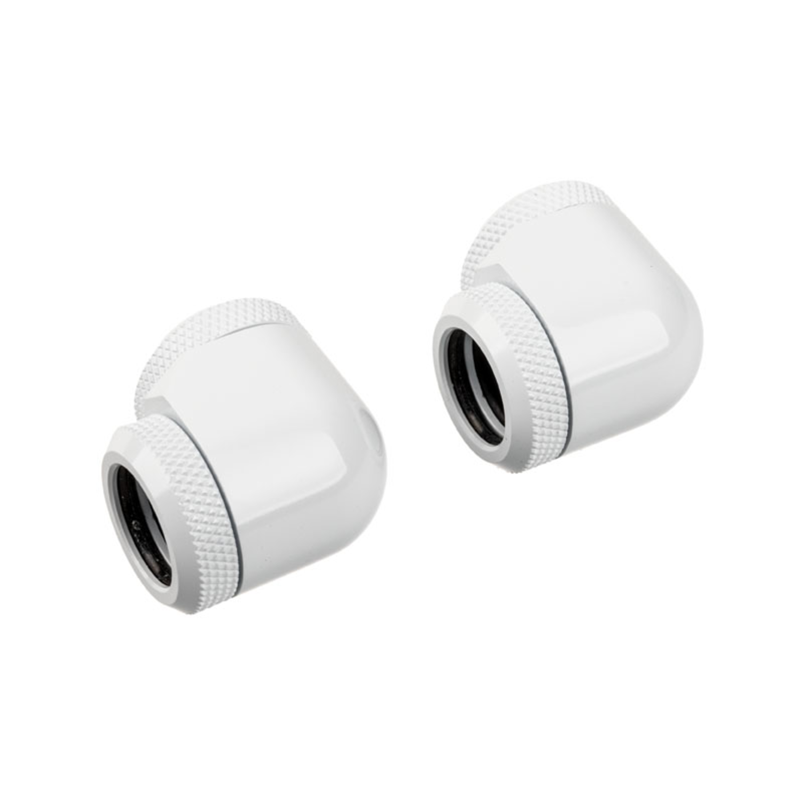 Corsair CX-9052020-WW White Adjustment Liquid Brass 1-4 Inch 90 Degrees