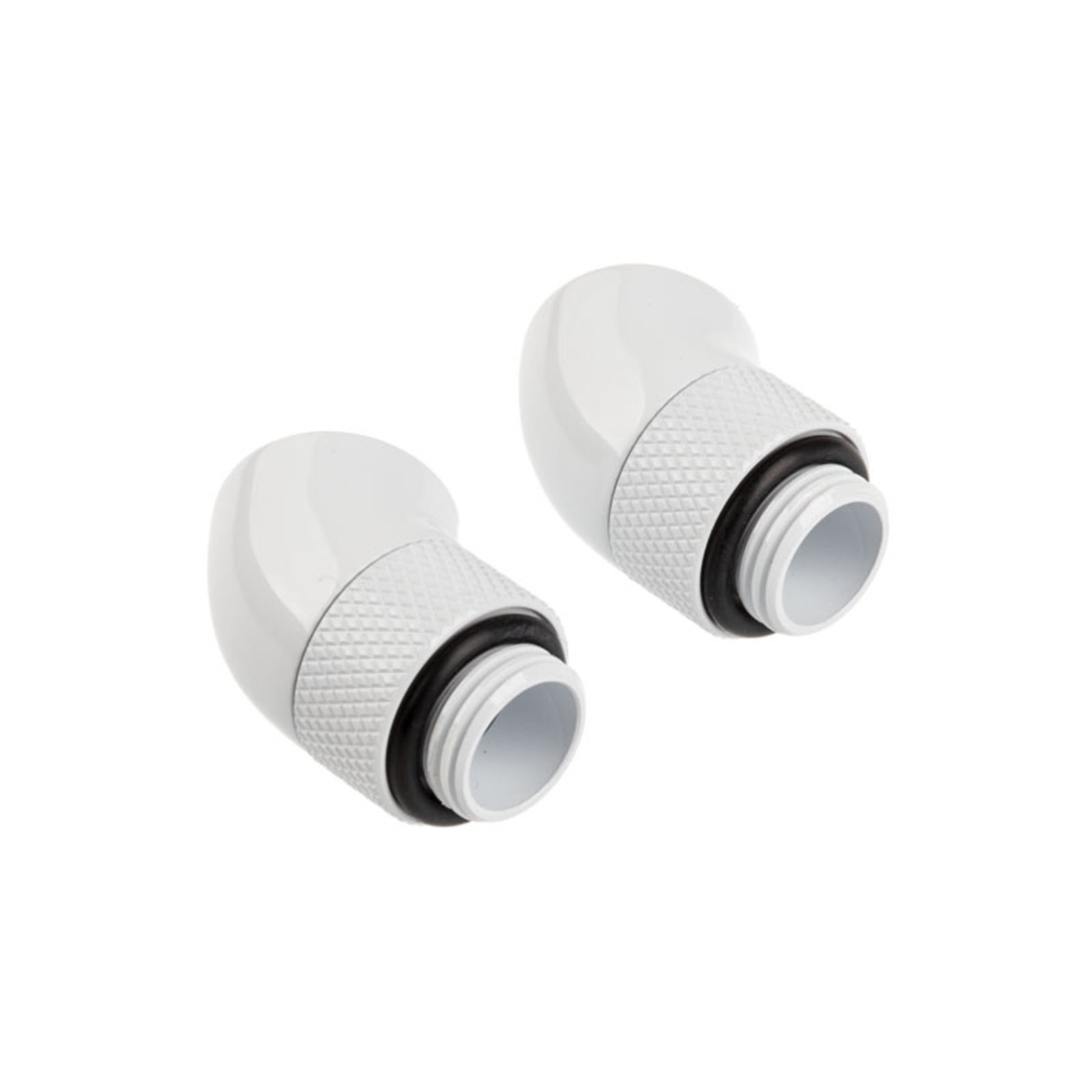 Corsair CX-9055007-WW White Adjustment Liquid Brass 1-4 Inch 45 Degrees