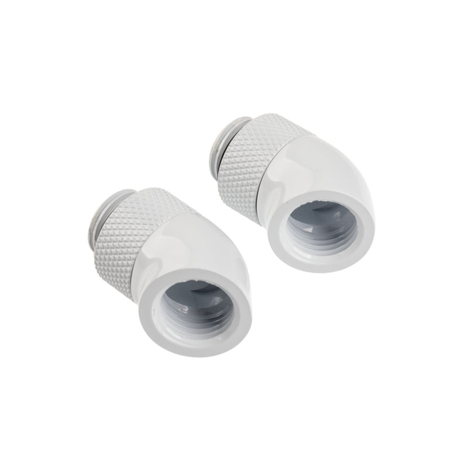 Corsair CX-9055007-WW White Adjustment Liquid Brass 1-4 Inch 45 Degrees