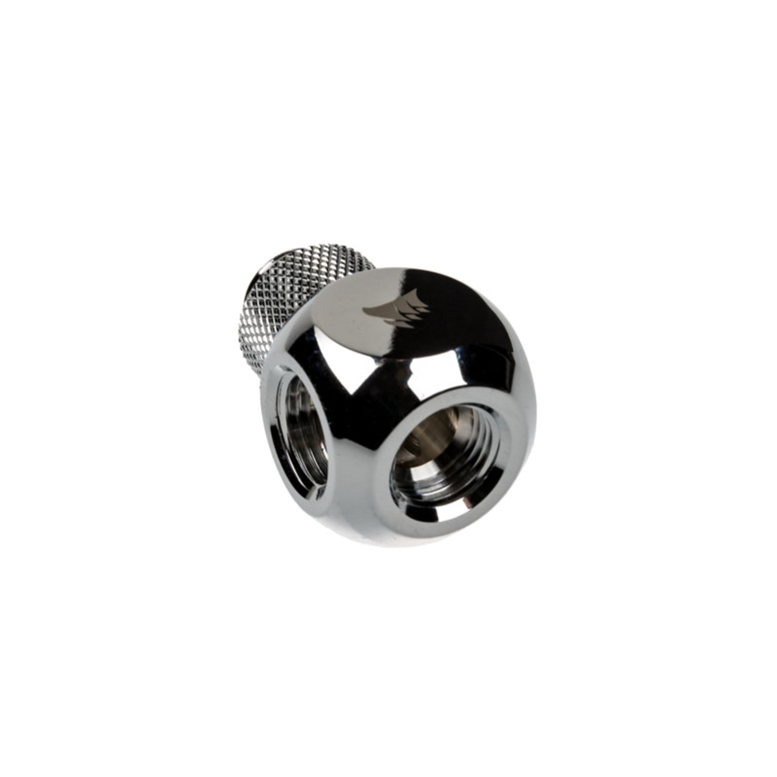 Corsair HydroxSeries XF Adapter Y-splitter G1/4inch Male to 2x G1/4inch Female redatable Silver