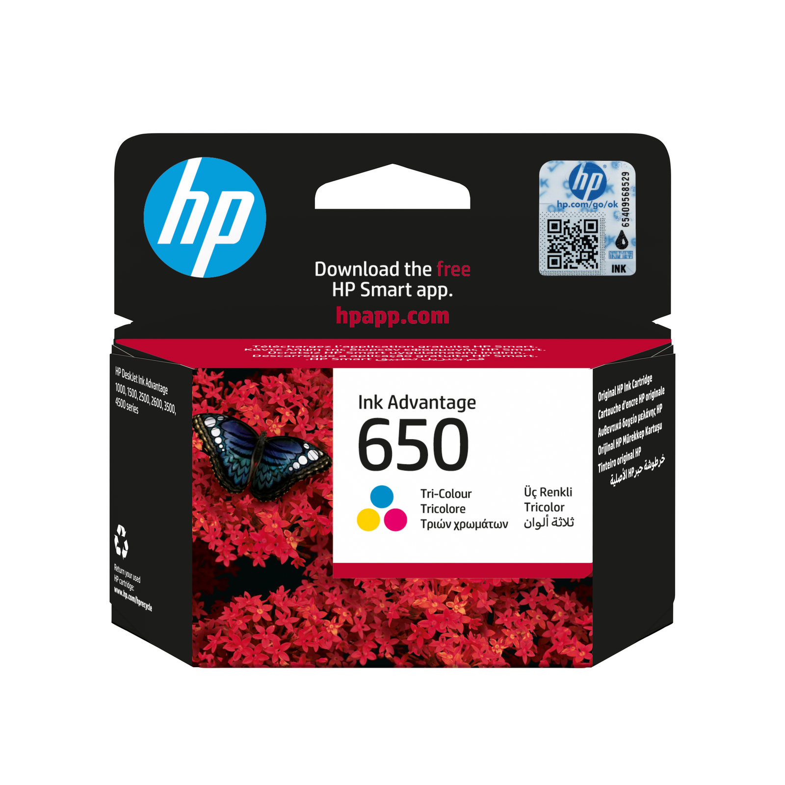 HPI Colour Ink 650 650=CZ102AE 200 P.