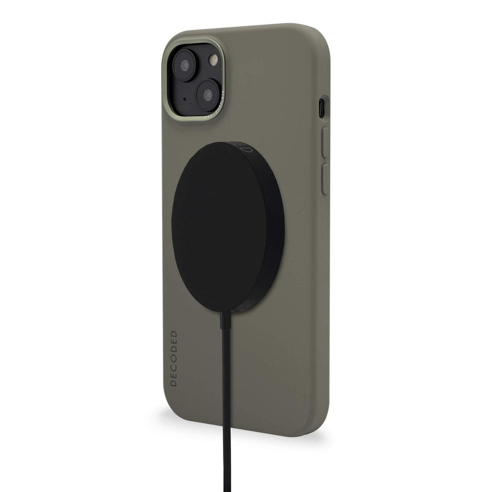 Decoded AntiMicrobial Silicone Backcover IPhone 14 Plus olivee