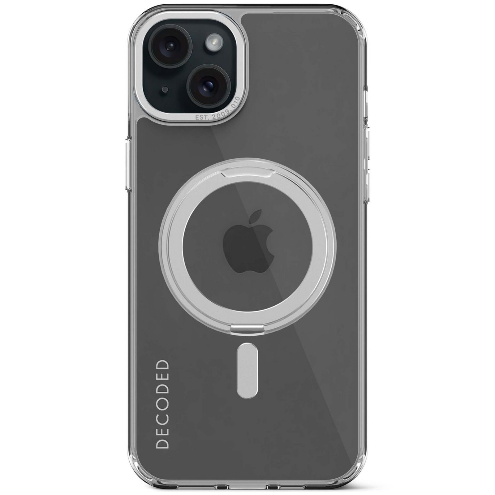 Decoded Recycled Plastic Loop Stand Backcover IPhone 15 Plus Transparant
