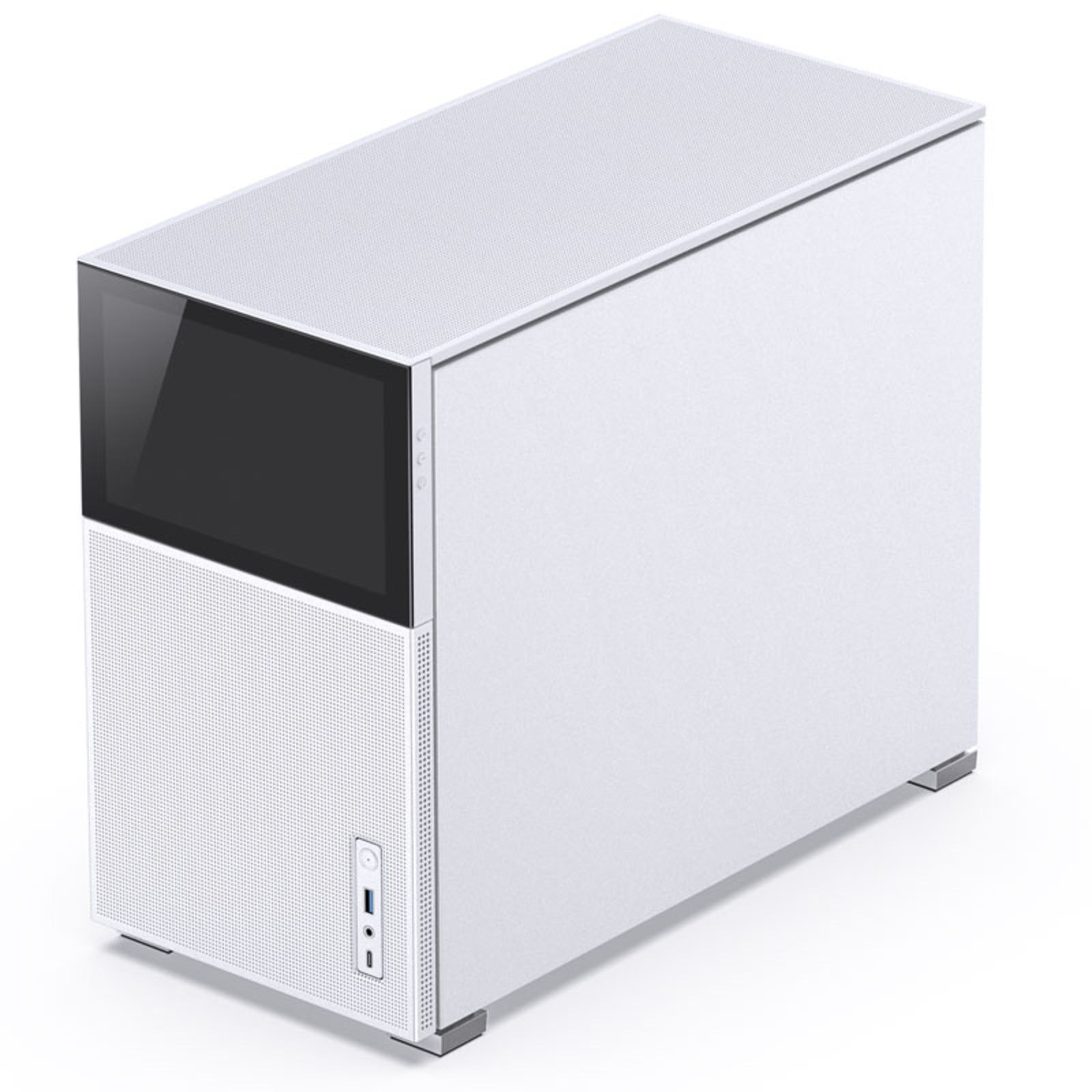 jonsbo D31 MESH Screen Micro-ATX Case Tempered Glass White