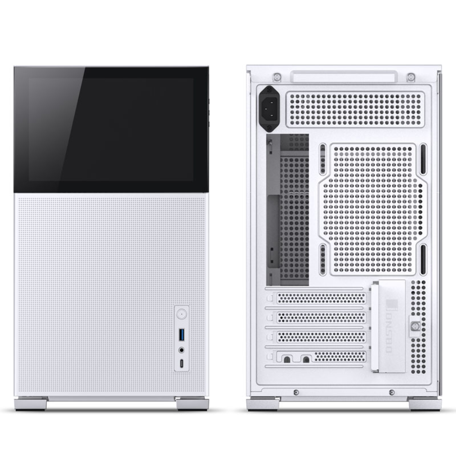 jonsbo D31 MESH Screen Micro-ATX Case Tempered Glass White
