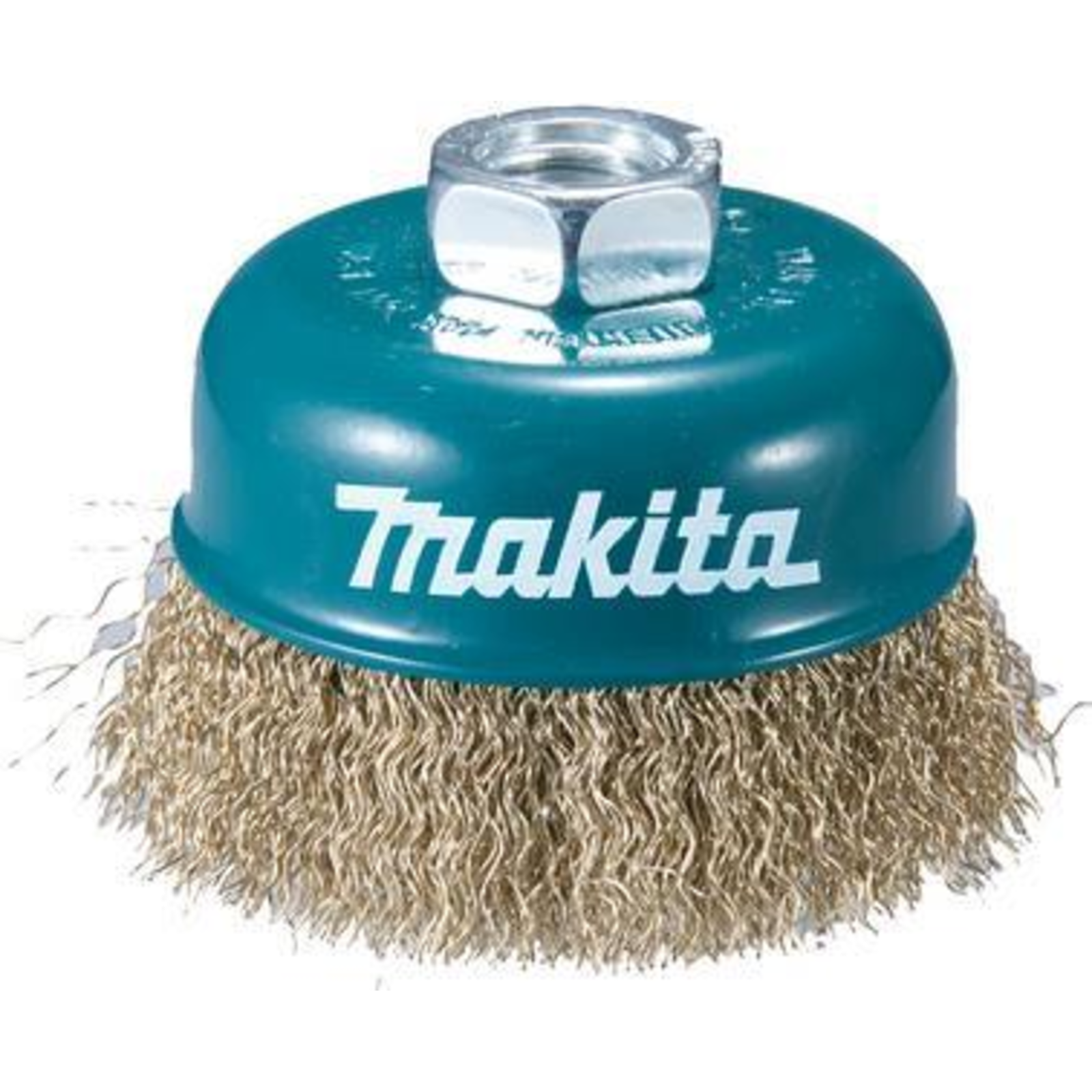 Makita Wire Cup Brush for Steel Hardwood Paint Rust Welded Edges