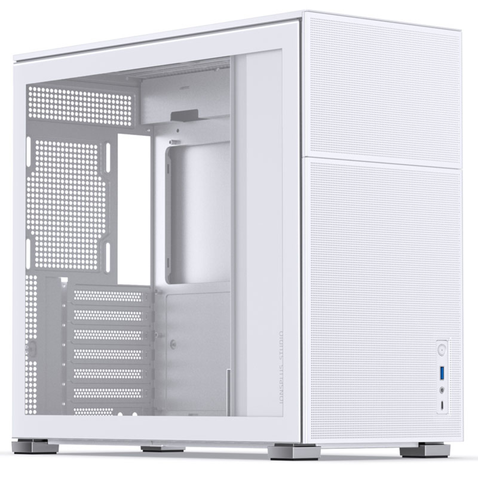 jonsbo D41 MESH ATX Case Tempered Glass White