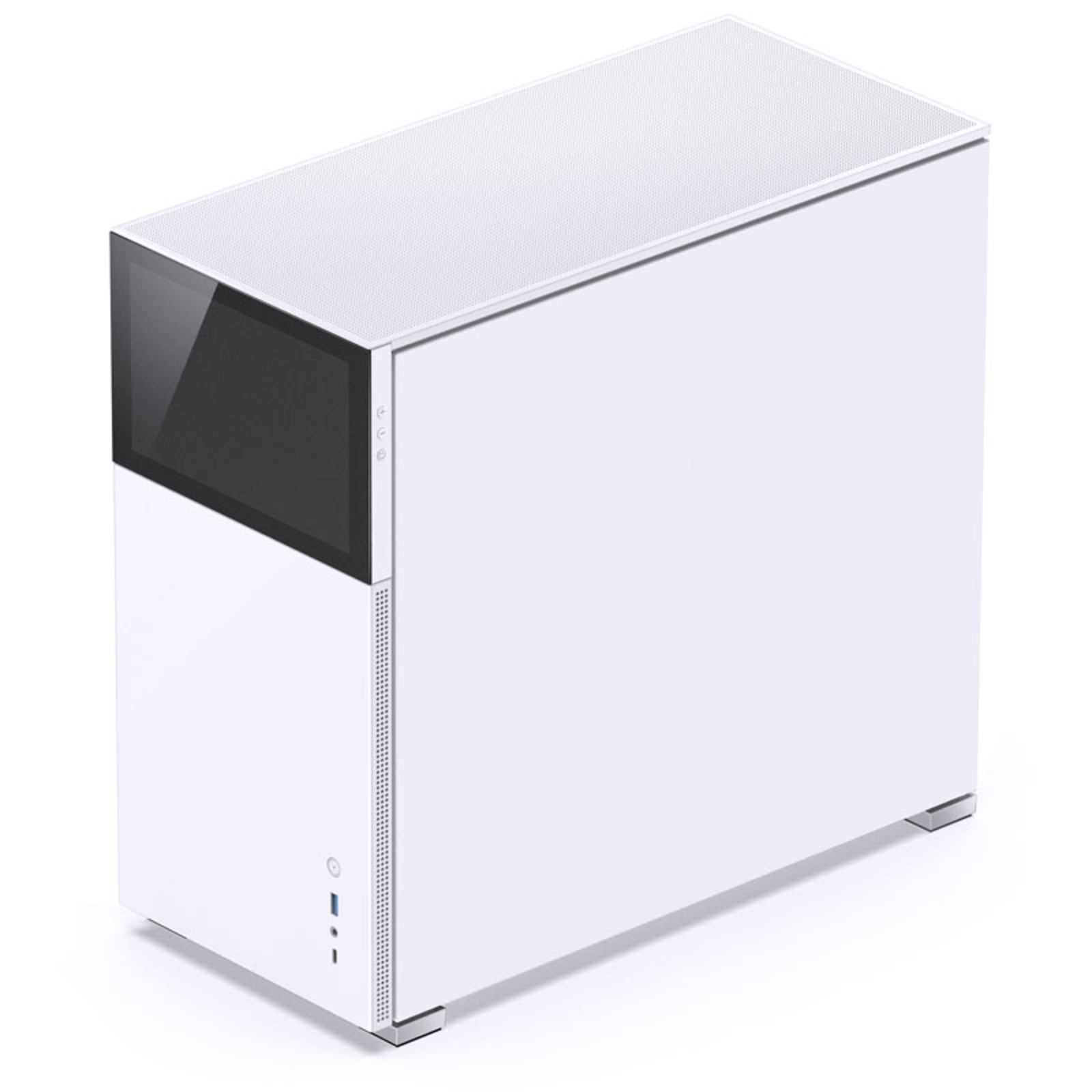 jonsbo D41 Screen ATX Case Tempered Glass White