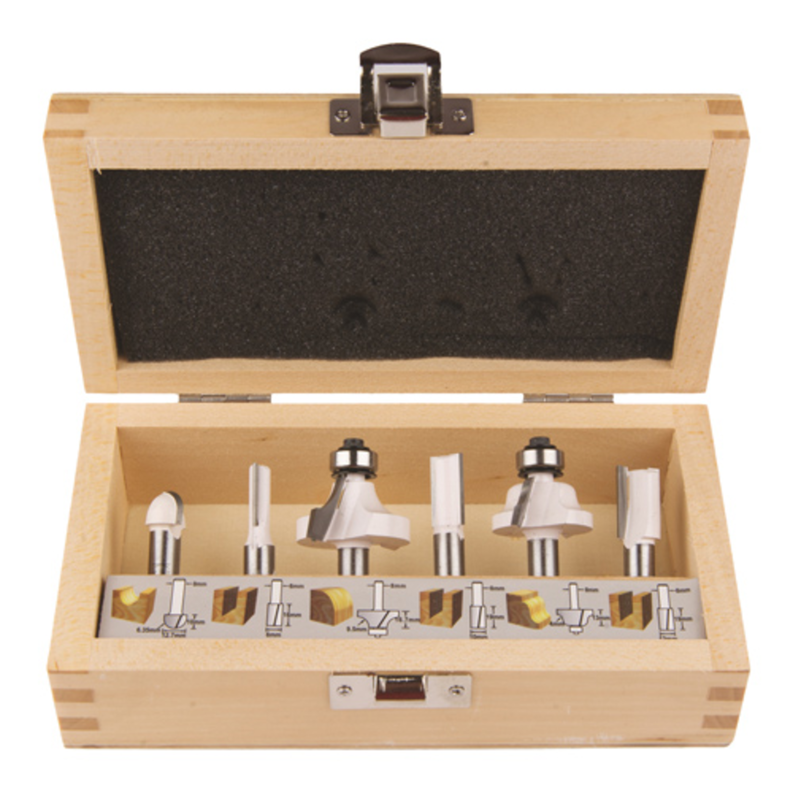 Makita Milling Bit Set for Plastic Solid Wood