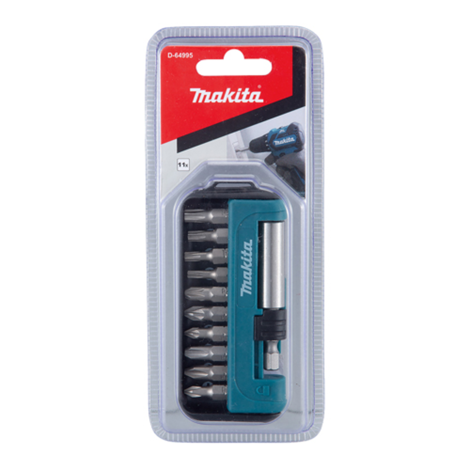 Makita D-64995 Bit Set 11 Pcs