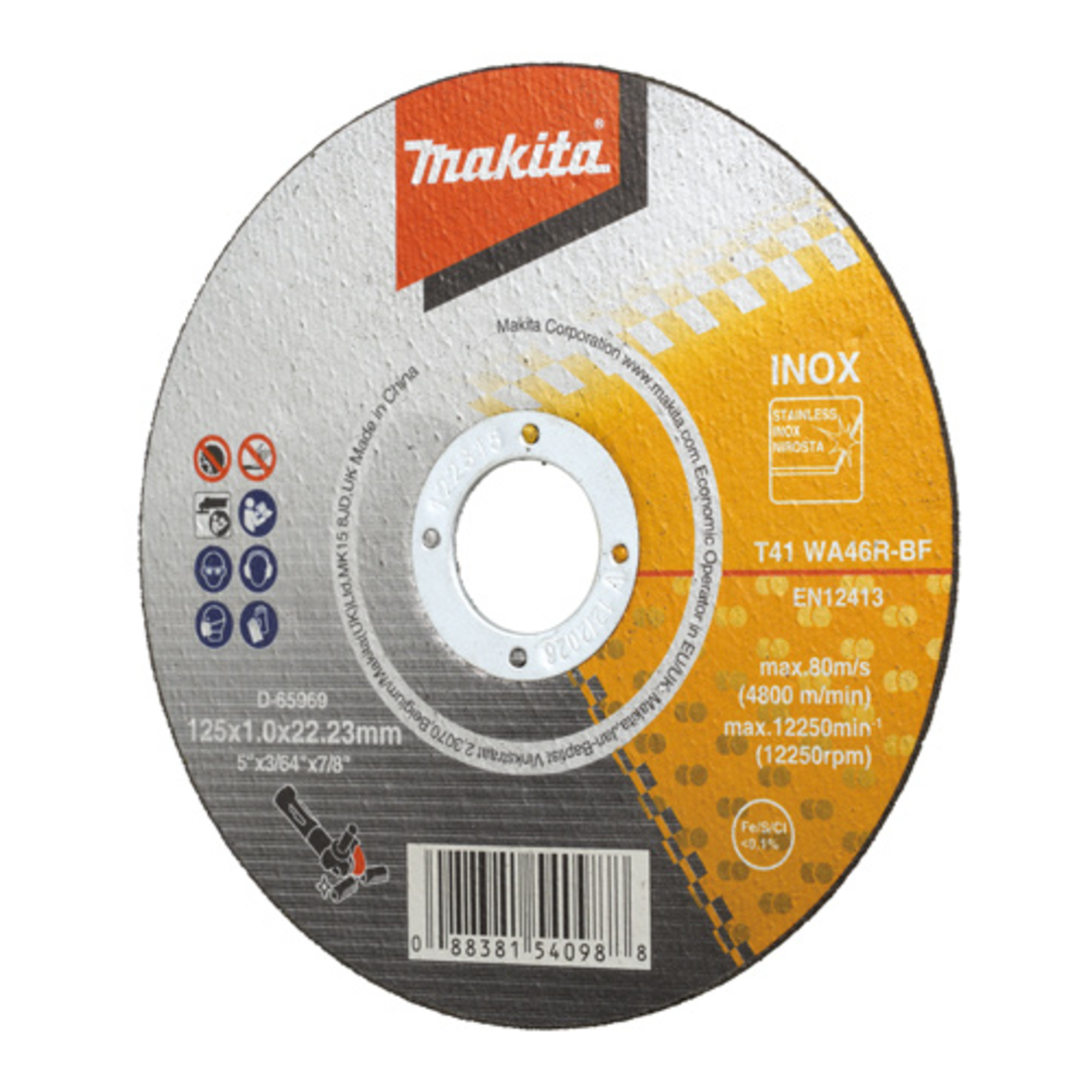 Makita Cutting Disc for Stainless Steel