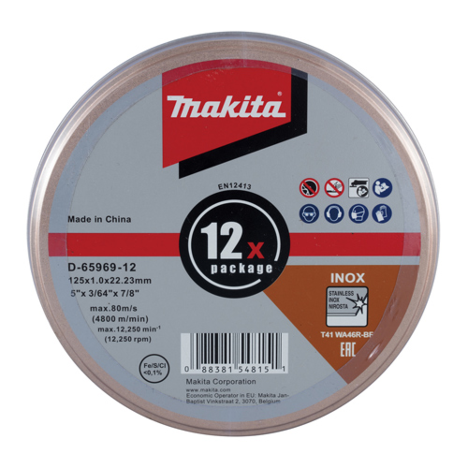 Makita Cutting Disc for Stainless Steel