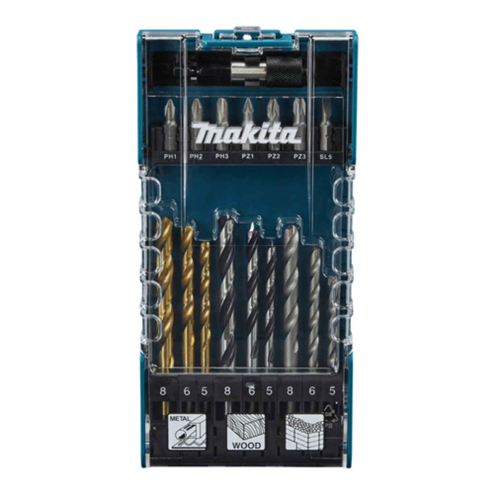 Makita Drill Bit Set 17 Pcs. D-74887