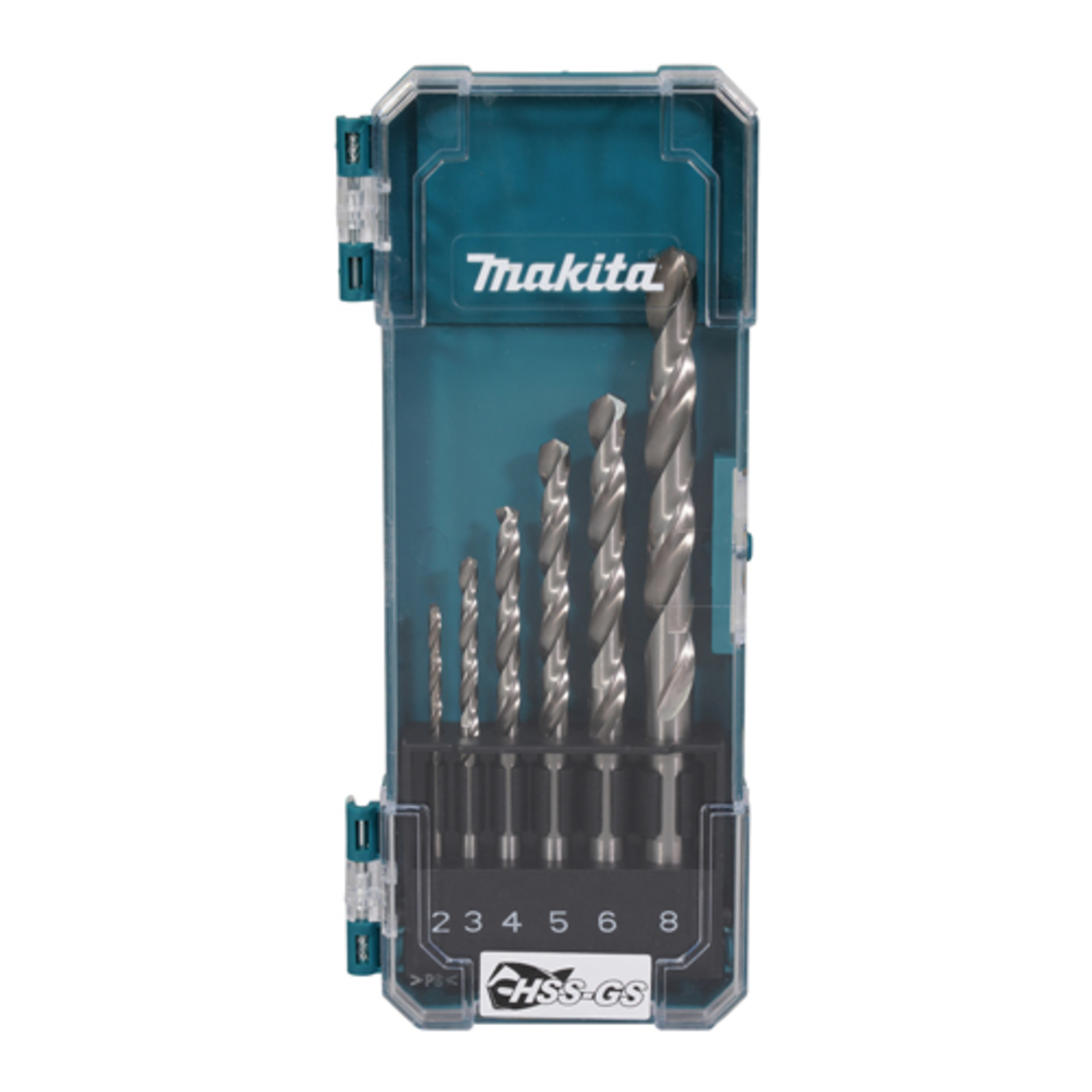 makita D-78346 HSS-GS Metal Drill Bit Set 6-piece (D-78346)