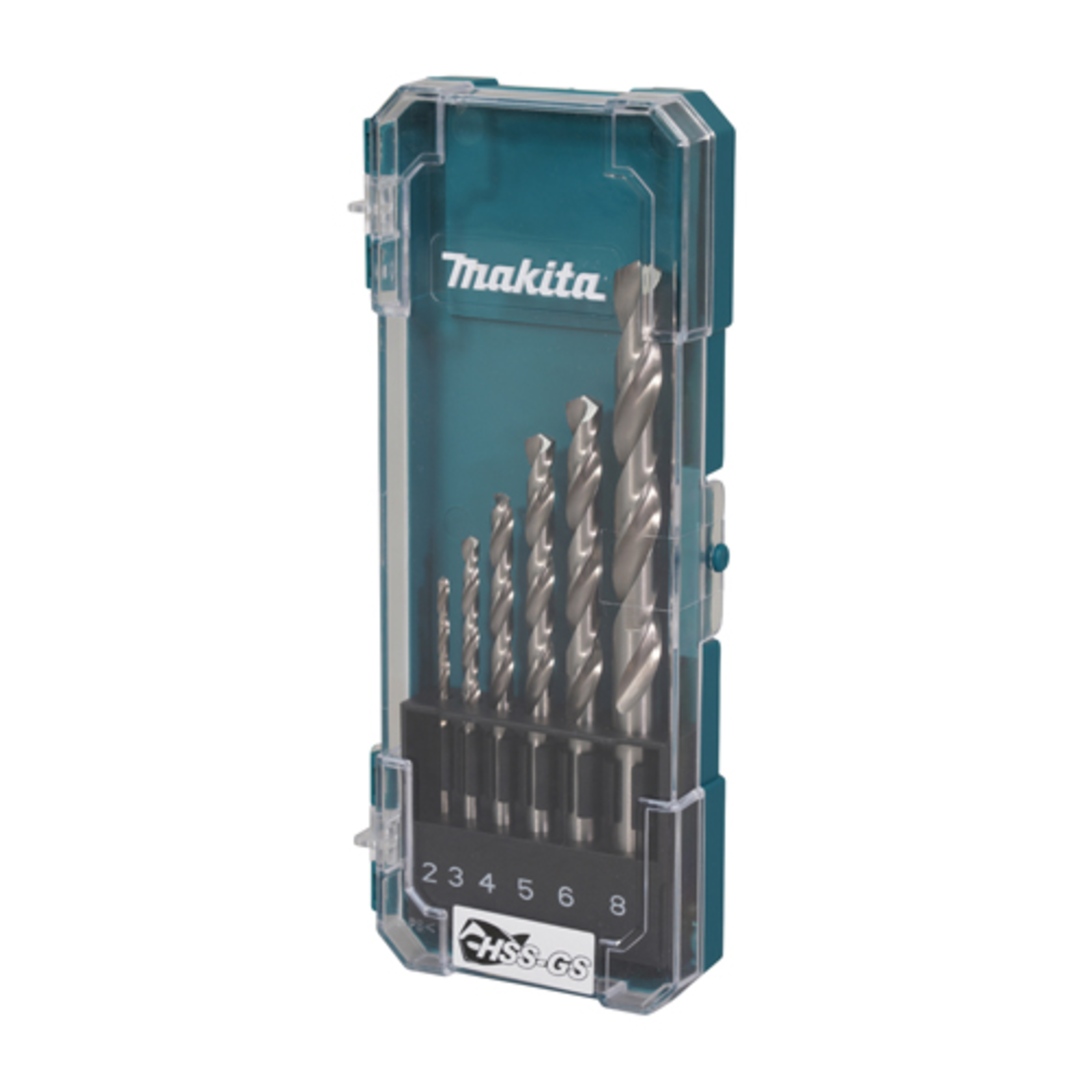 makita D-78346 HSS-GS Metal Drill Bit Set 6-piece (D-78346)