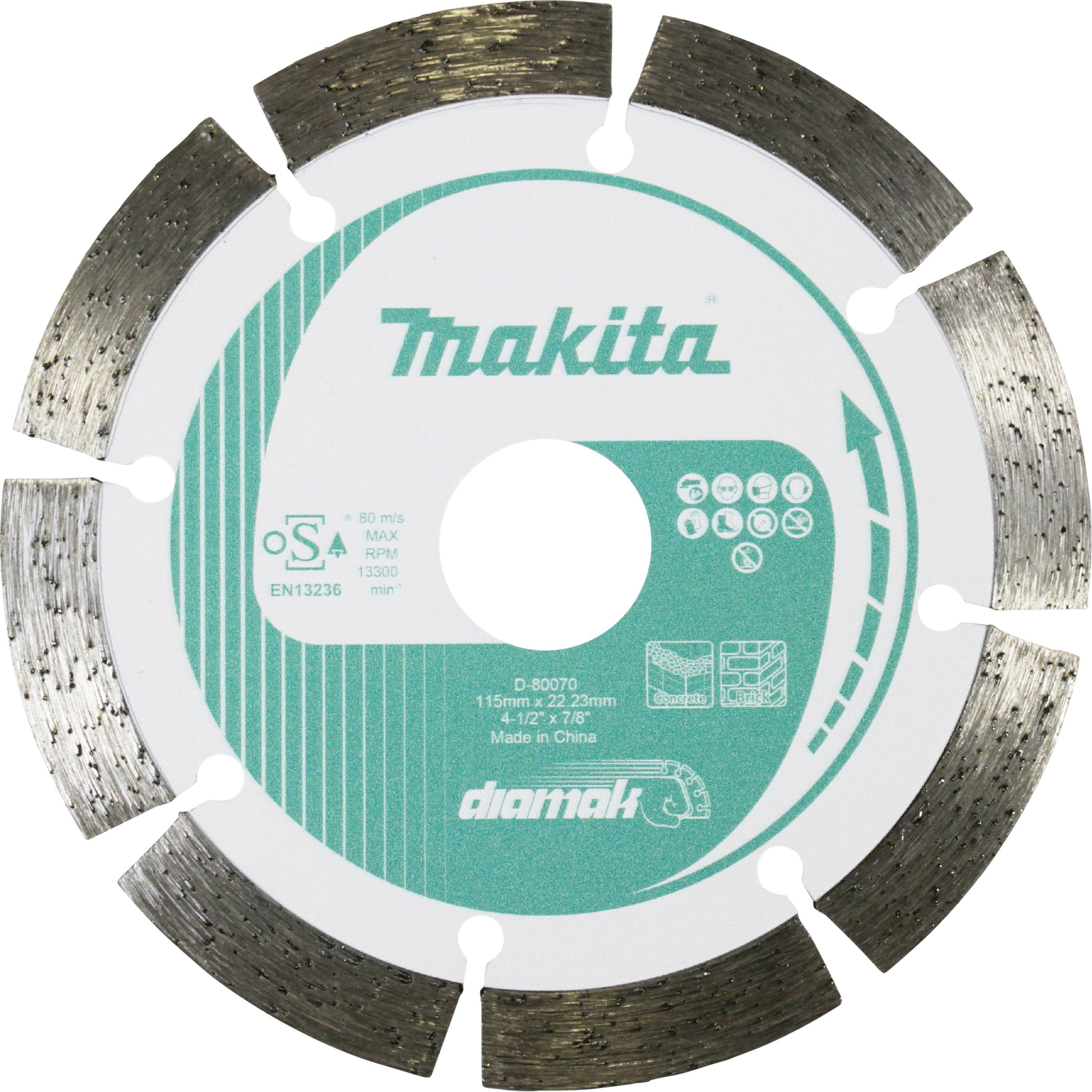 Makita D-80070 Diamond Disc 115x22.23 DIAMAK