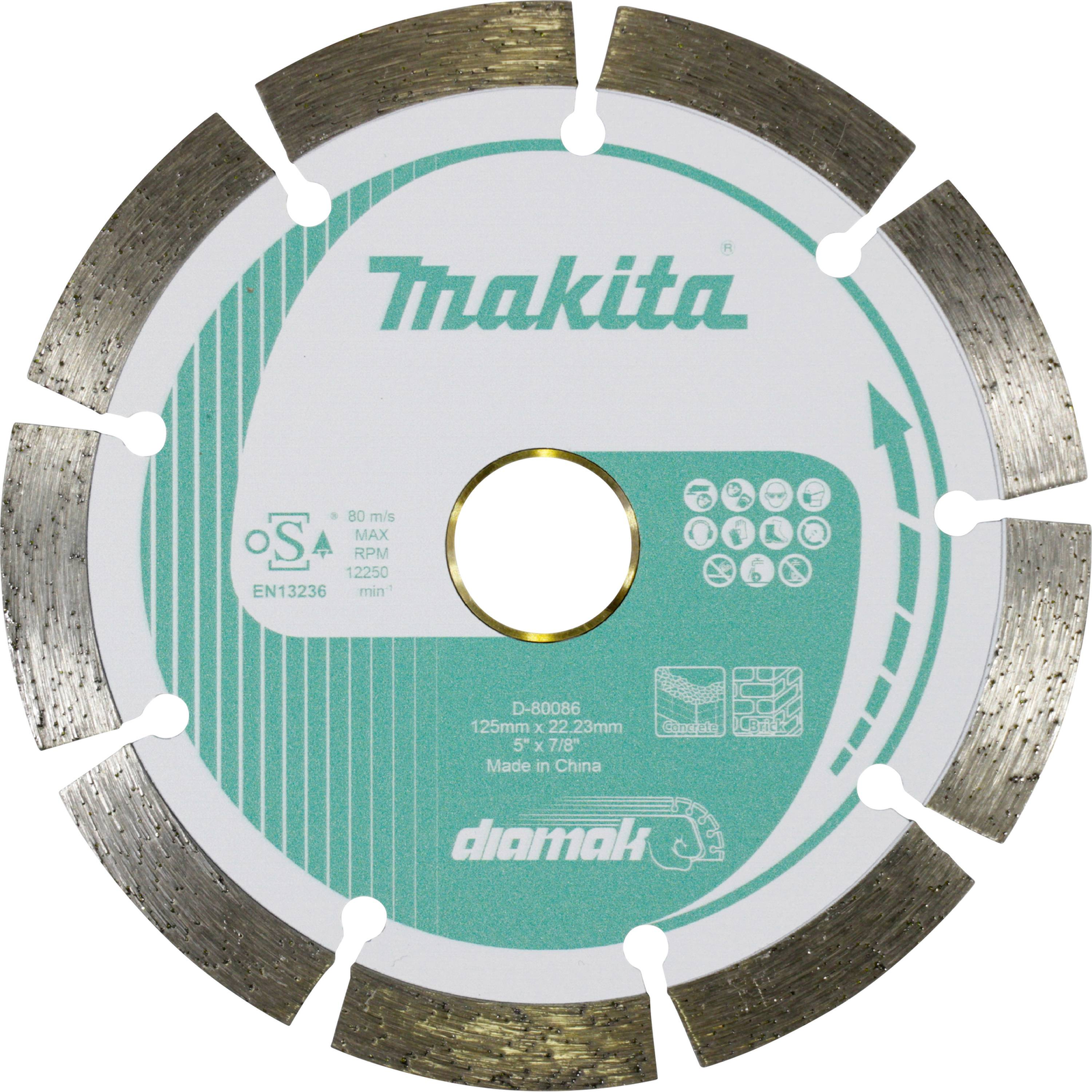 Makita D-80086 Diamond Disc 125x22.23 DIAMAK