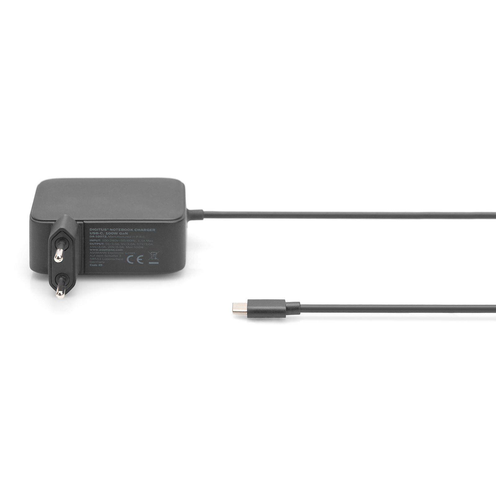 Digitus Notebook Charger USB-C 100W GaN Black