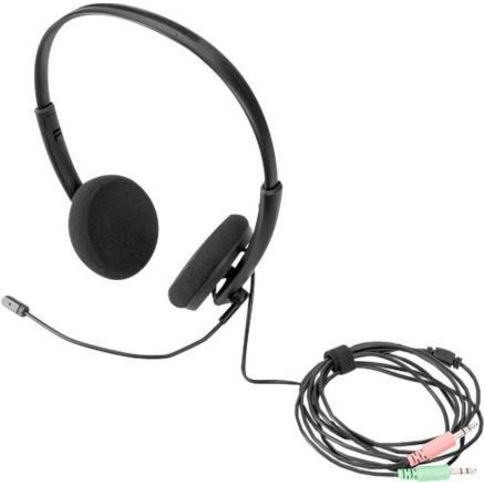 Digitus On-ear Office Headset with Noise Reduction. 3.5mm Stereo