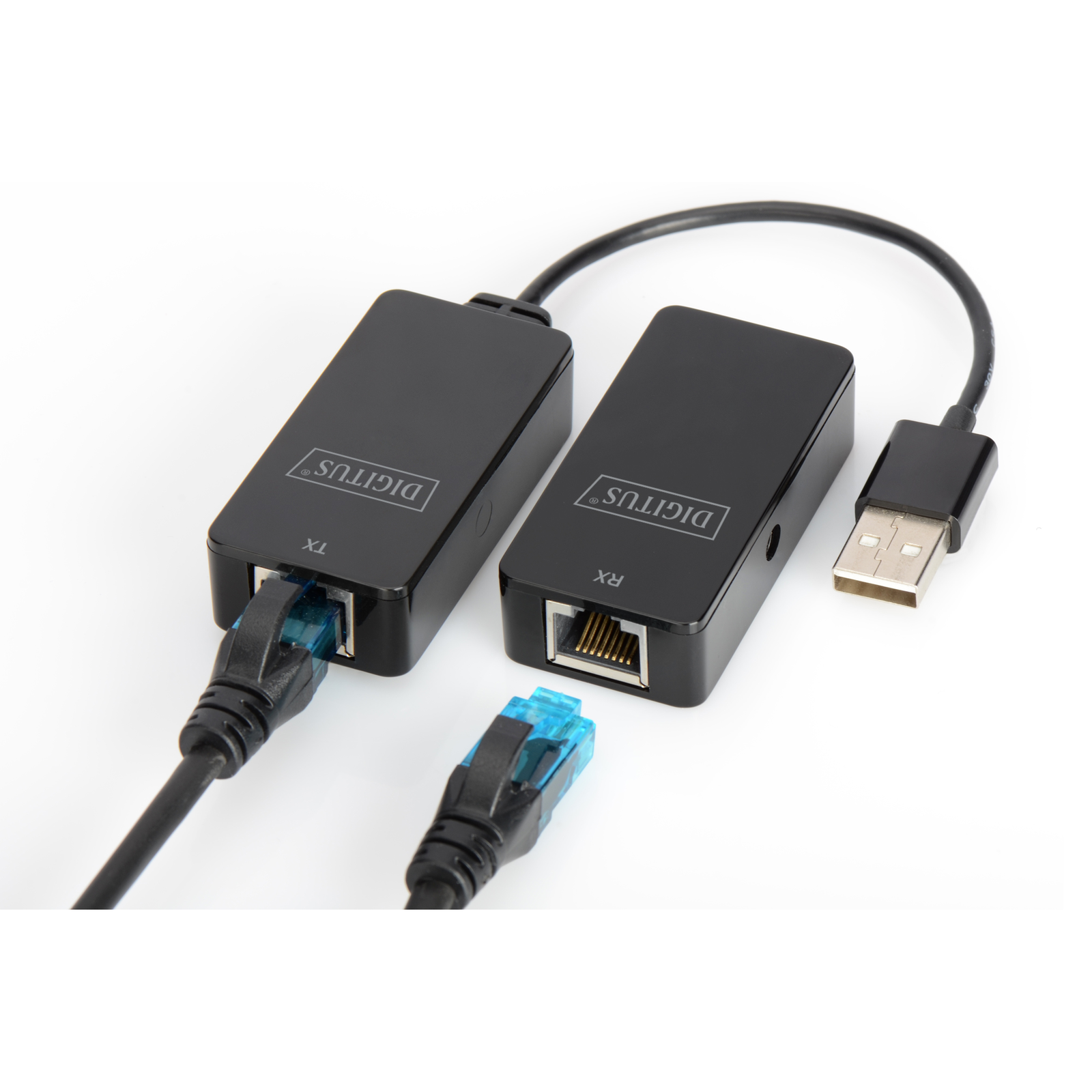 Digitus Extender USB Cat5 5e 6 UTP STP Or SFP up to 50m