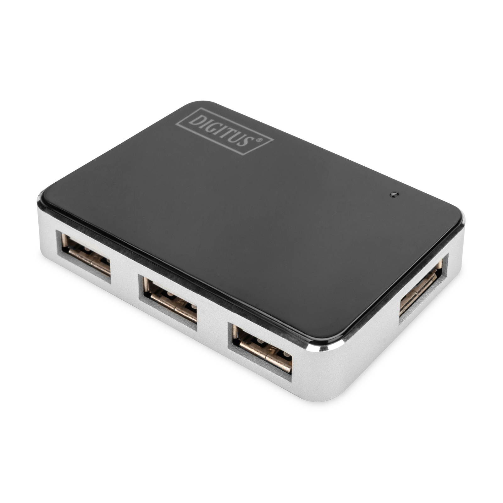 Digitus 4-port USB 2.0 Hub Black Silver