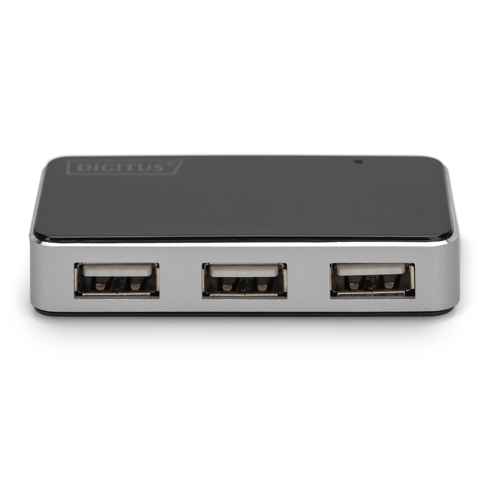 Digitus 4-port USB 2.0 Hub Black Silver
