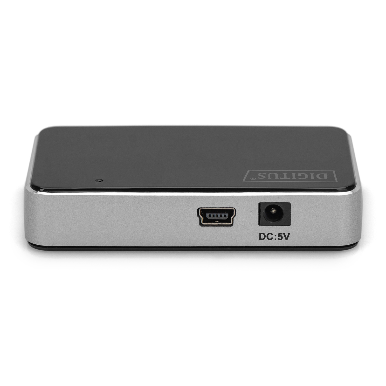 Digitus 4-port USB 2.0 Hub Black Silver